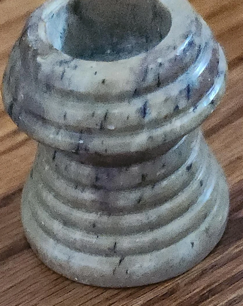 Marble Stone ? Candle/Cone Holder