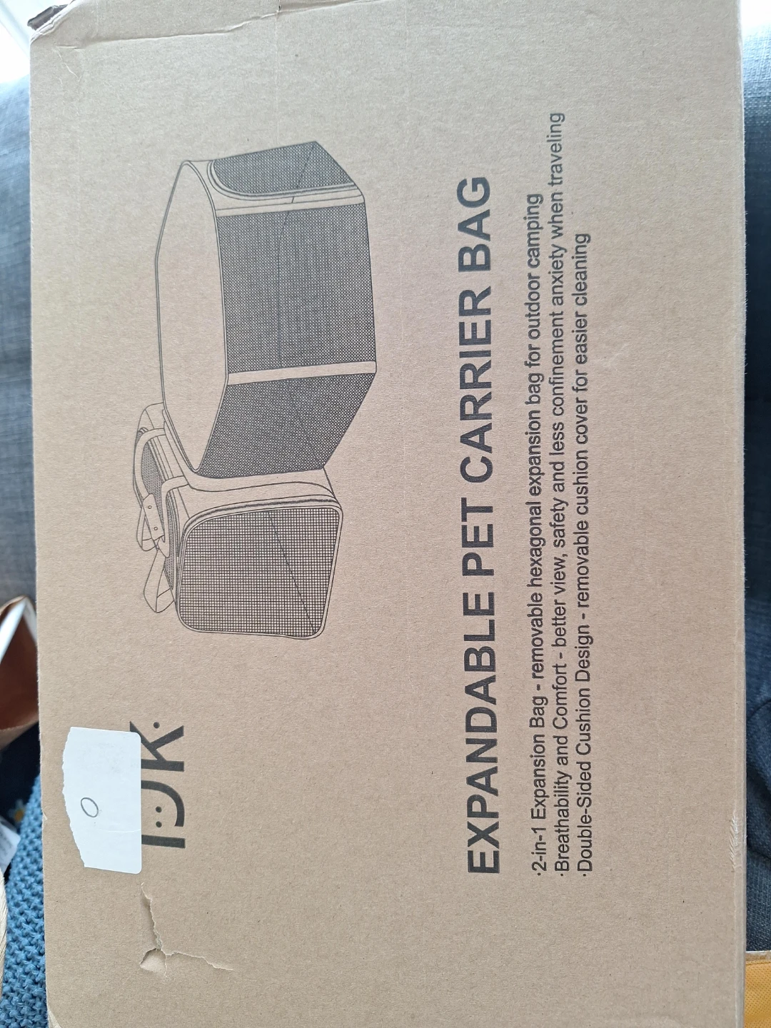 Expandable Pet Carrier Bag