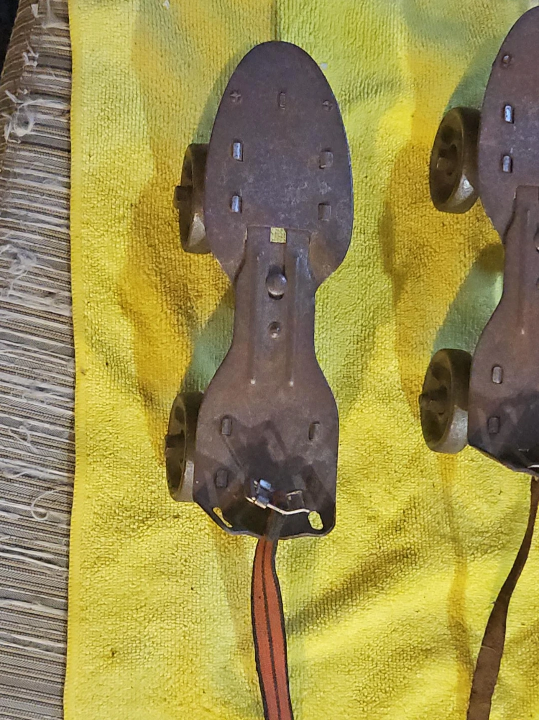Vintage Metal Roller Skates
