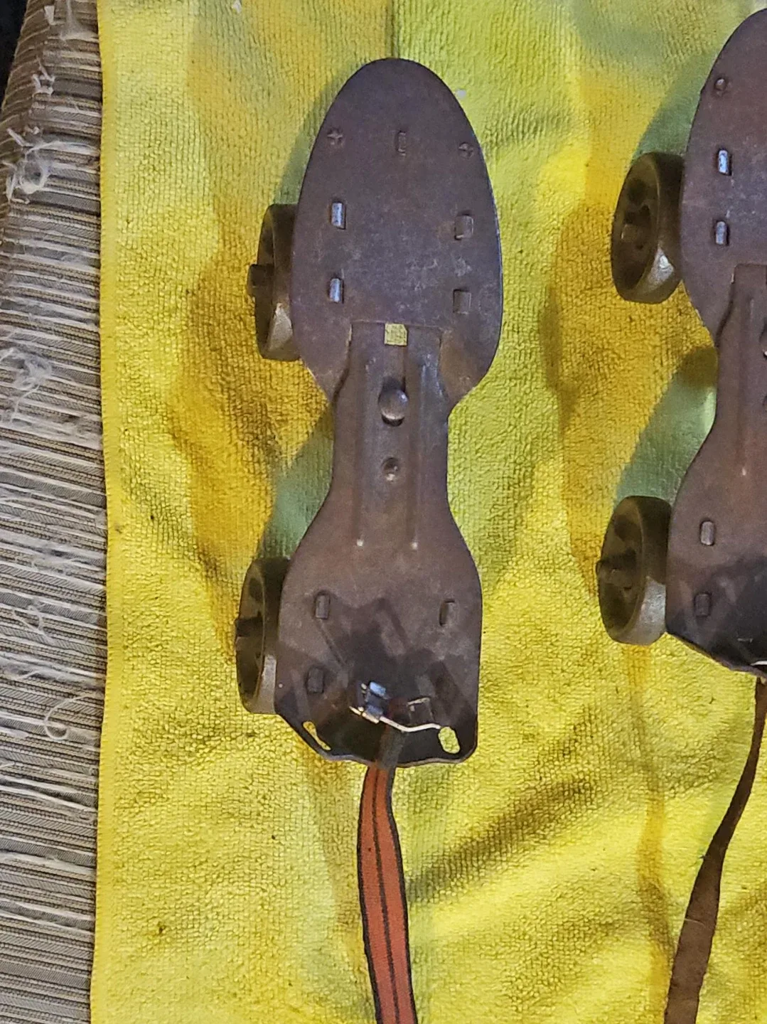 Vintage Metal Roller Skates