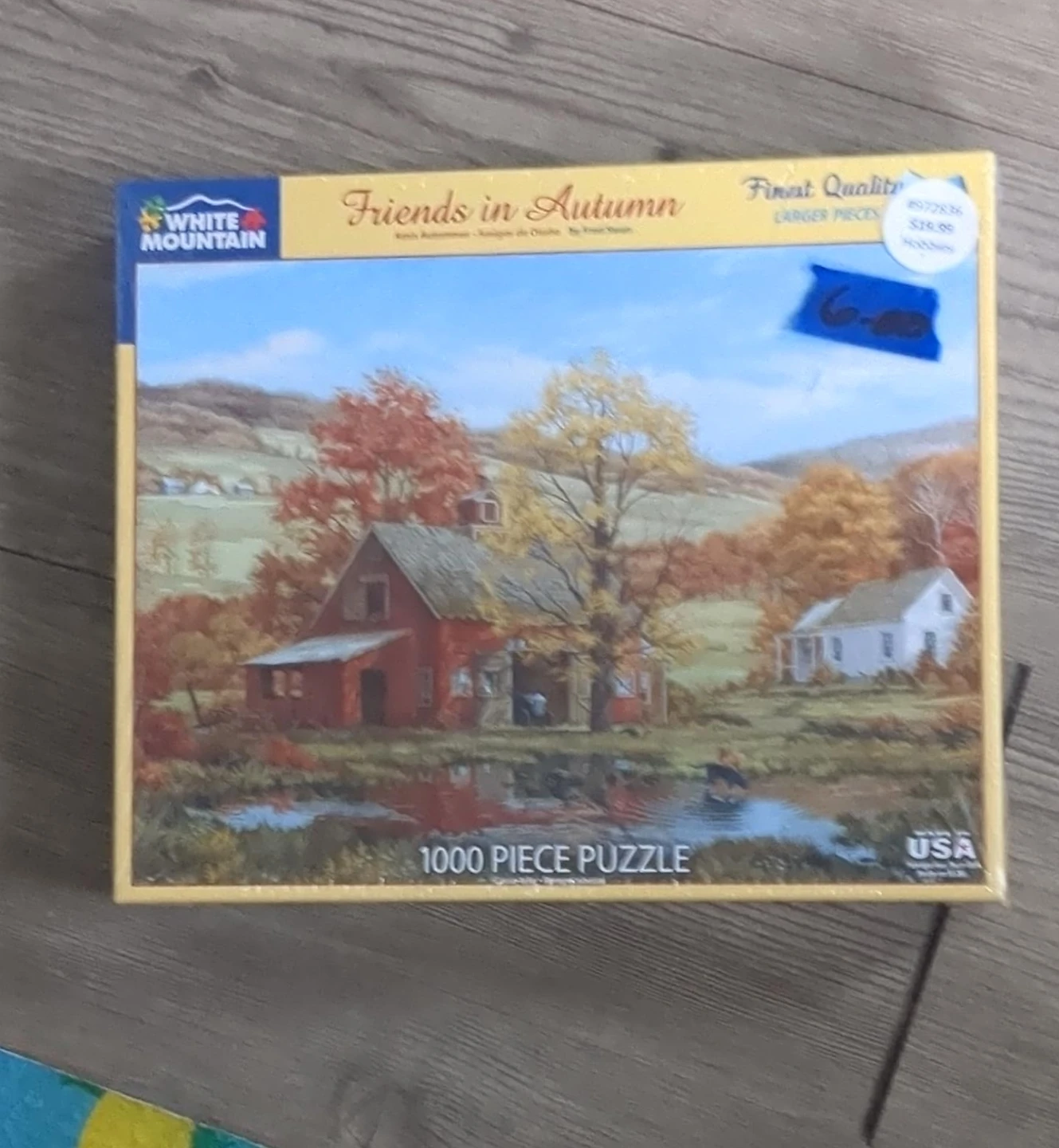 White Mountain Friends in Autumn 1000 Piece Puzzle