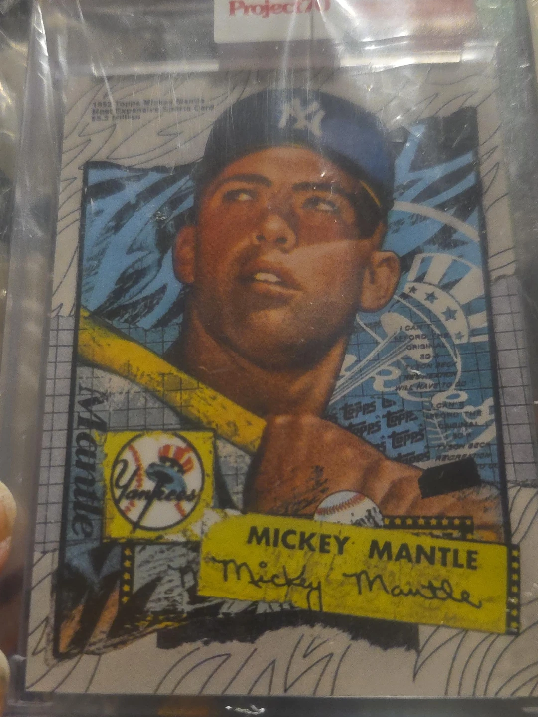 1952 Topps Mickey Mantle Baseball Card