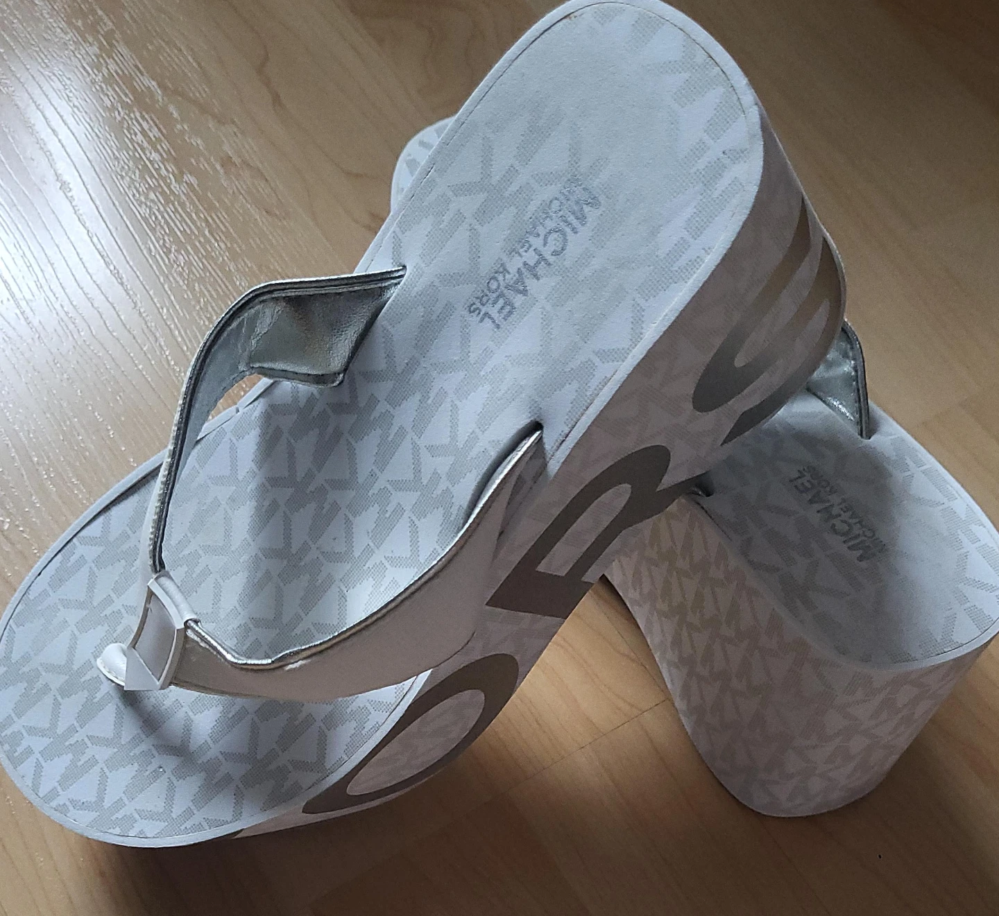 Michael Kors Wedge Flip Flops