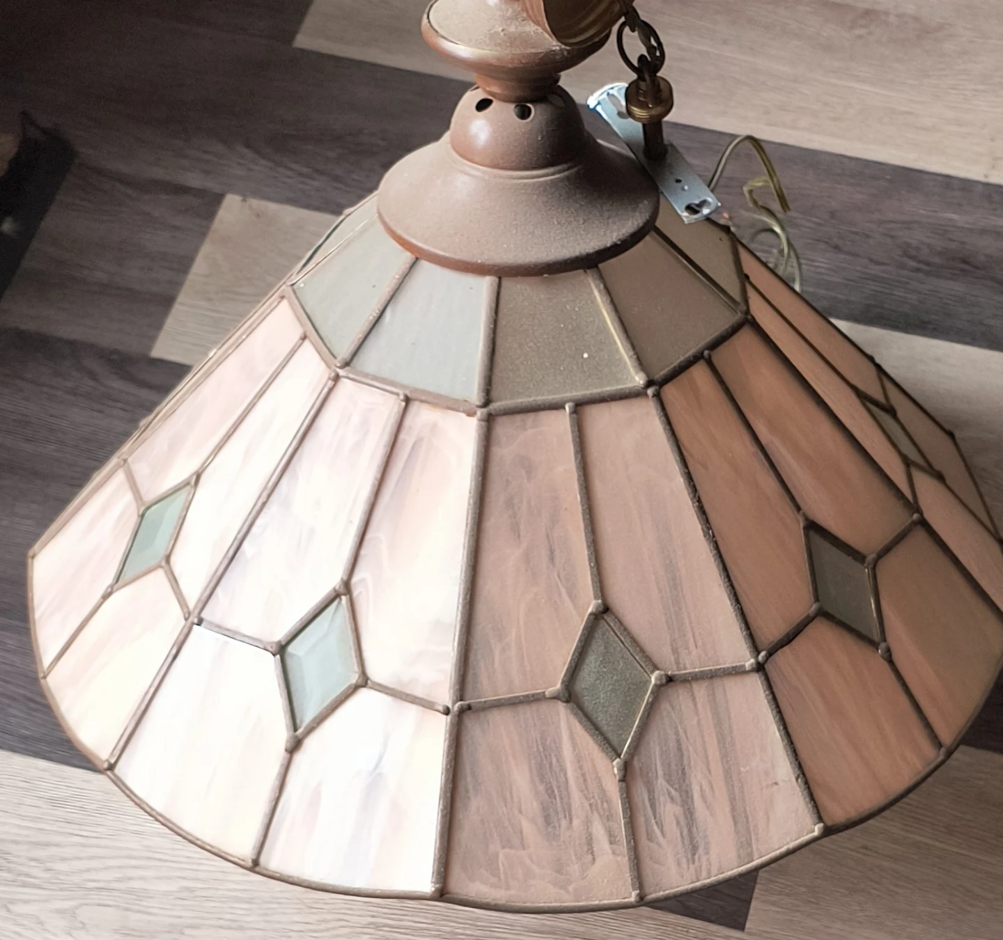 Stained Glass Pendant Light Fixture