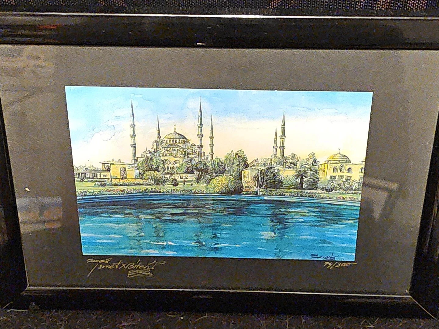 Framed Art Print - Istanbul Landscape