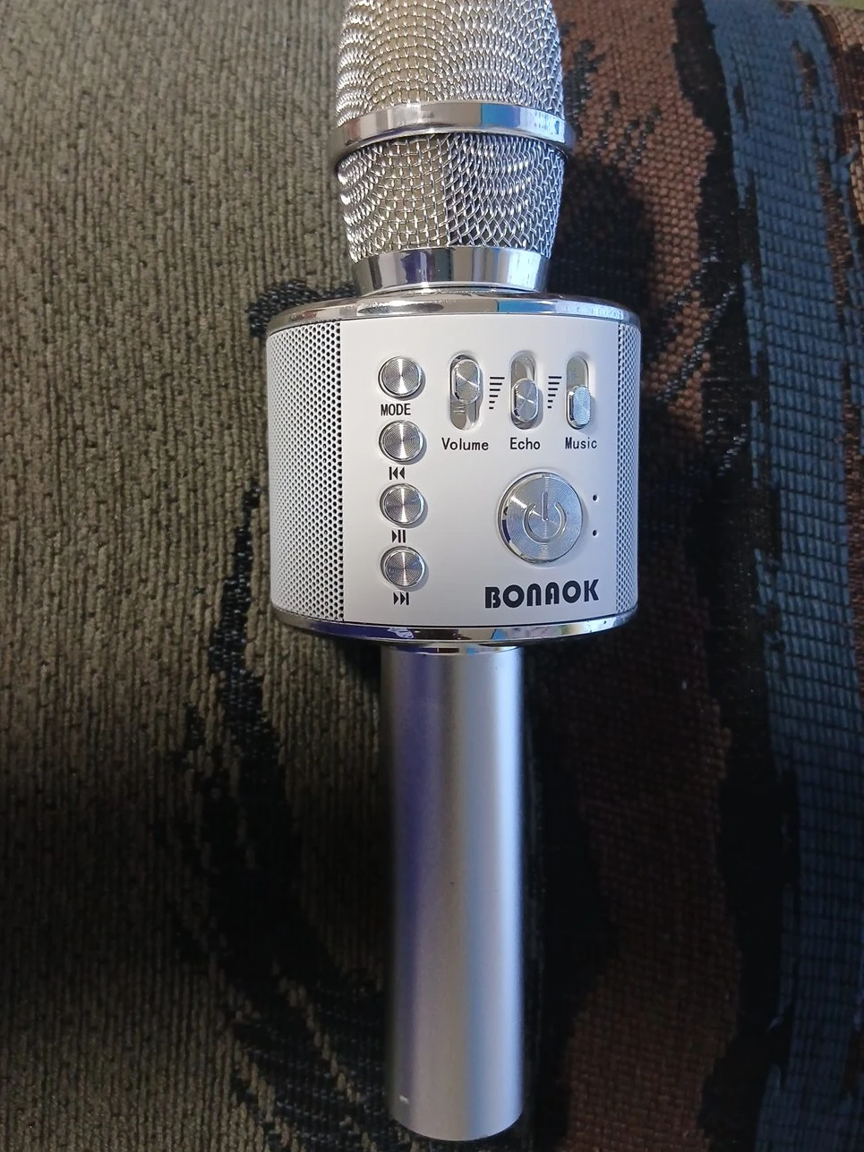 BONNQK Portable Bluetooth Karaoke Microphone Speaker