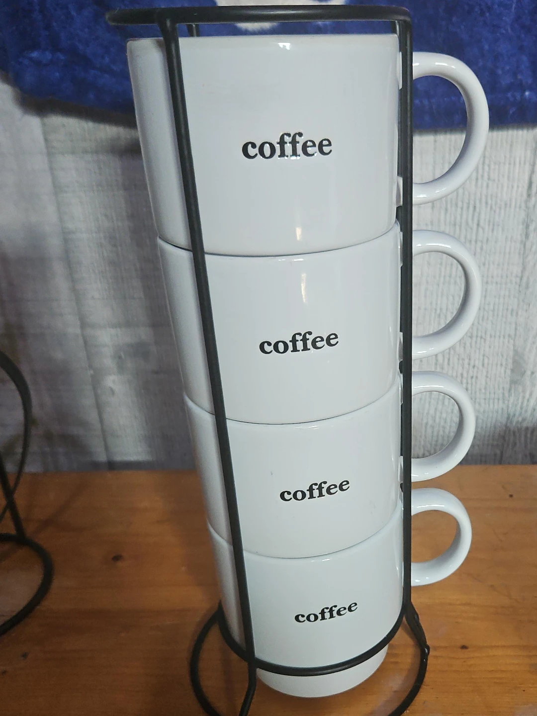 Stacking Coffee Mugs Set