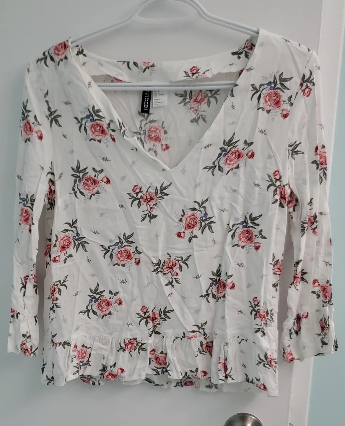 H&M Floral Print Blouse