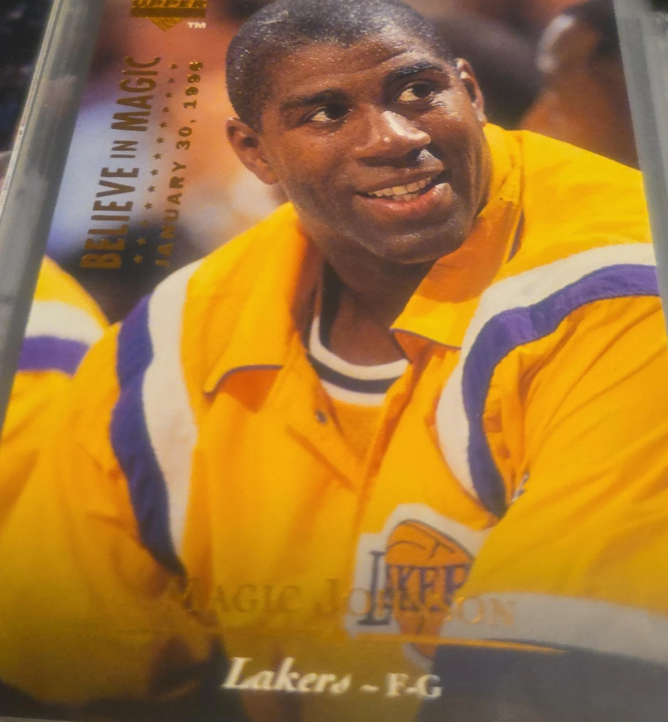 Upper Deck Magic Johnson 1996 Basketball Card