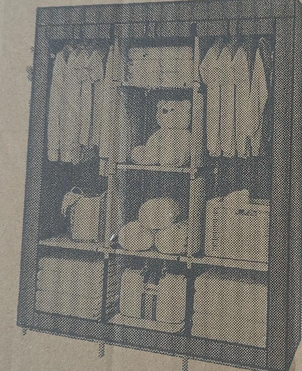 Grey Portable Closet Wardrobe Organizer - photo 3