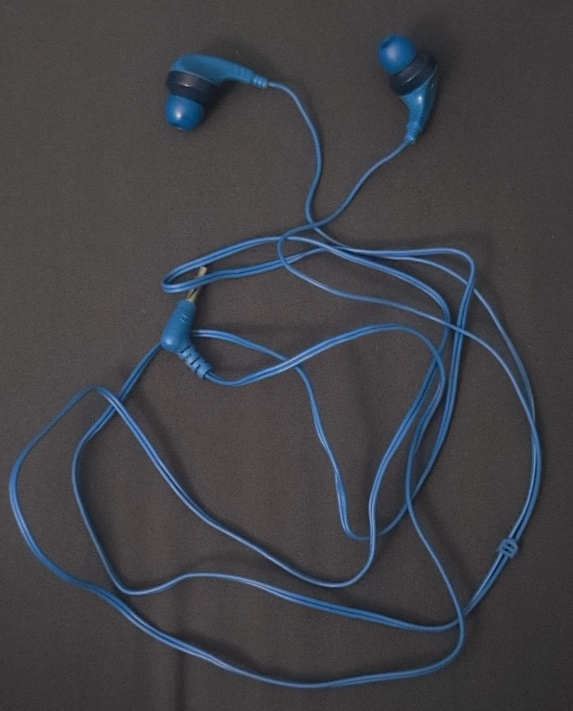 Blue Earbud Headphones