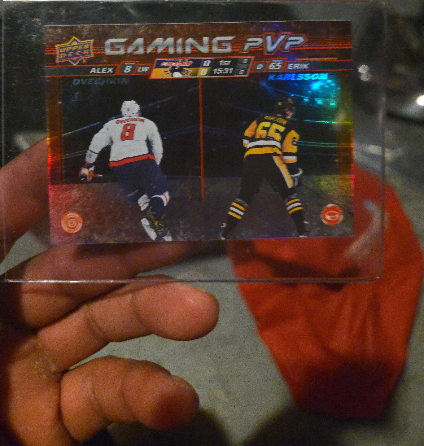 Upper Deck Gaming PVP Hockey Card