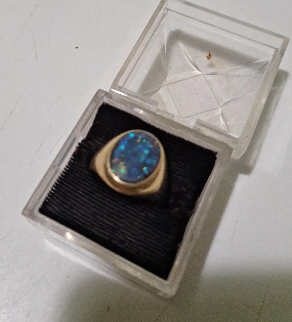 Gold Opal Ring