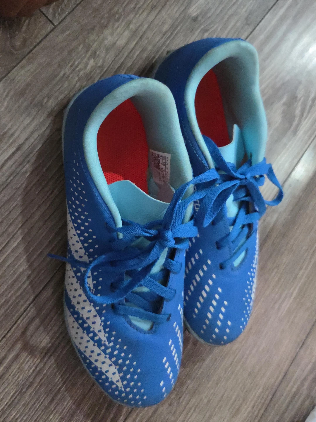 Blue Adidas Cleats Soccer Shoes