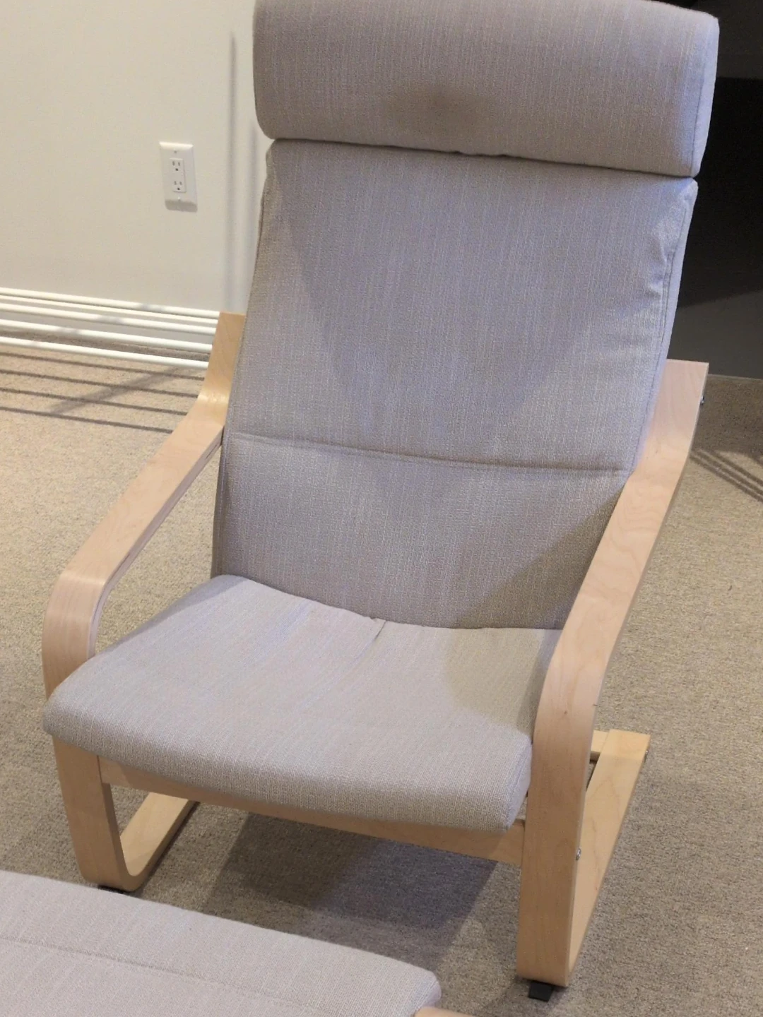 IKEA Poäng Armchair with Ottoman