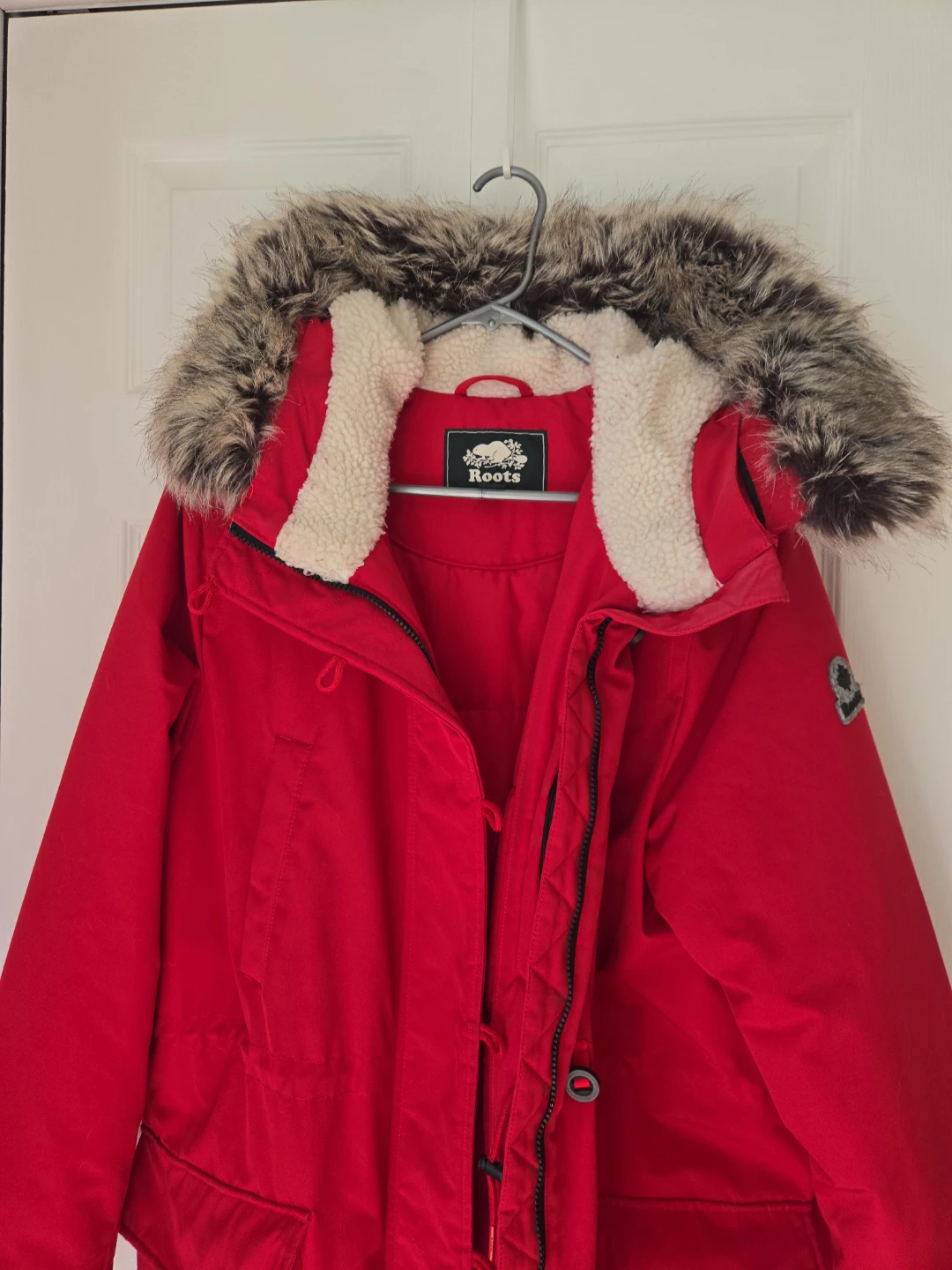 Roots Red Winter Parka