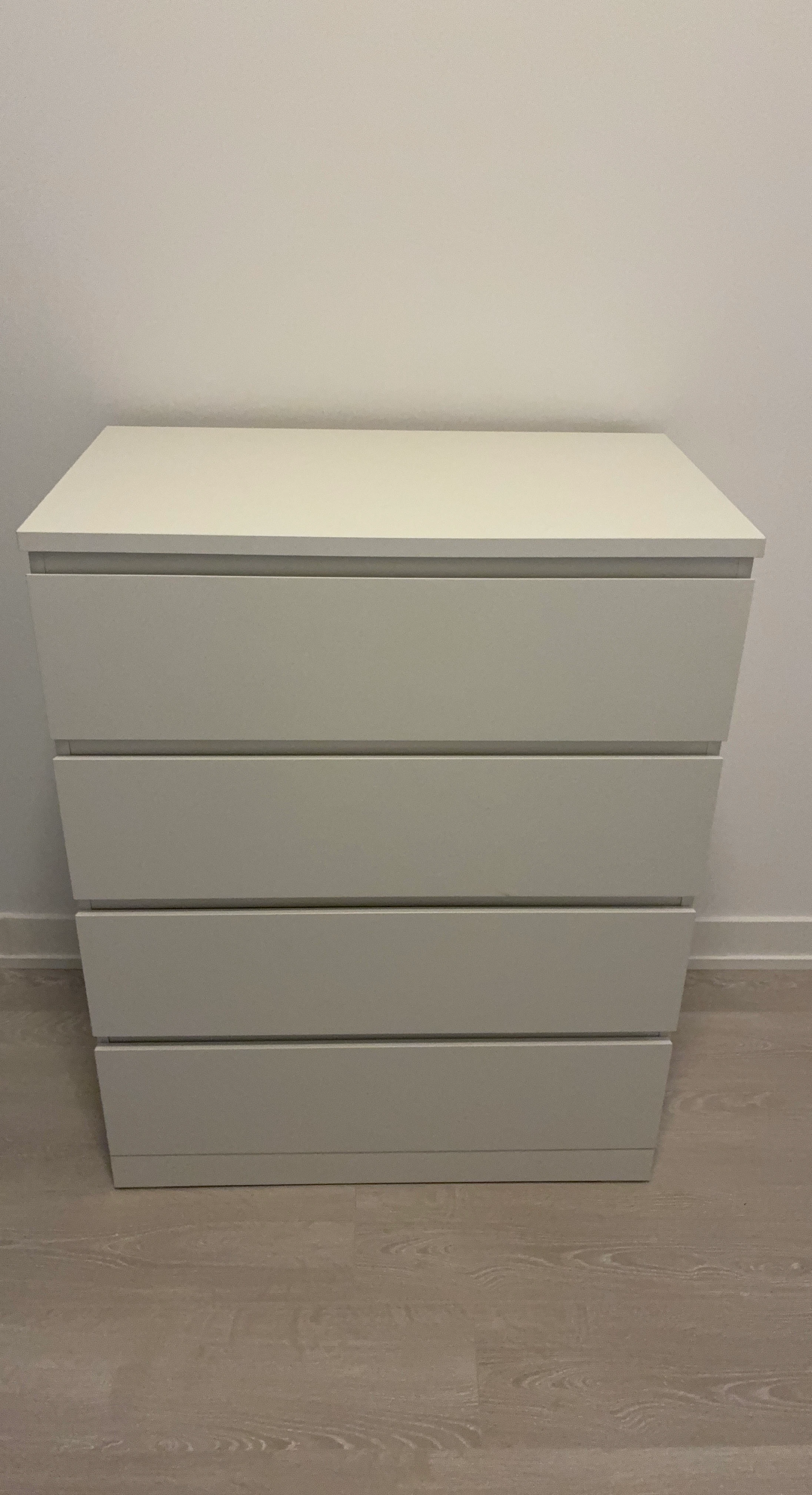 IKEA MalmWhite 4-Drawer Dresser