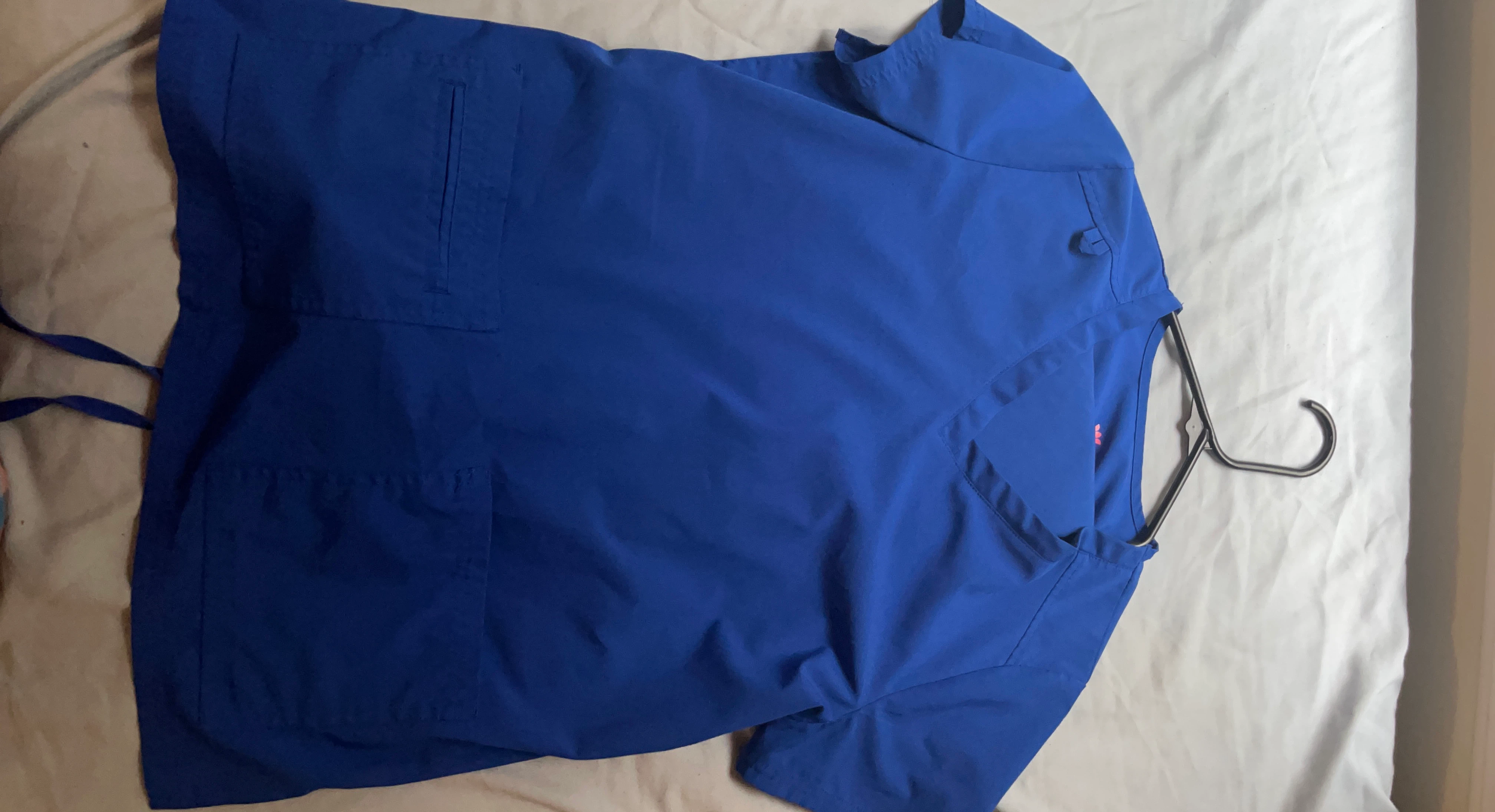 Royal Blue Scrub Top - photo 3
