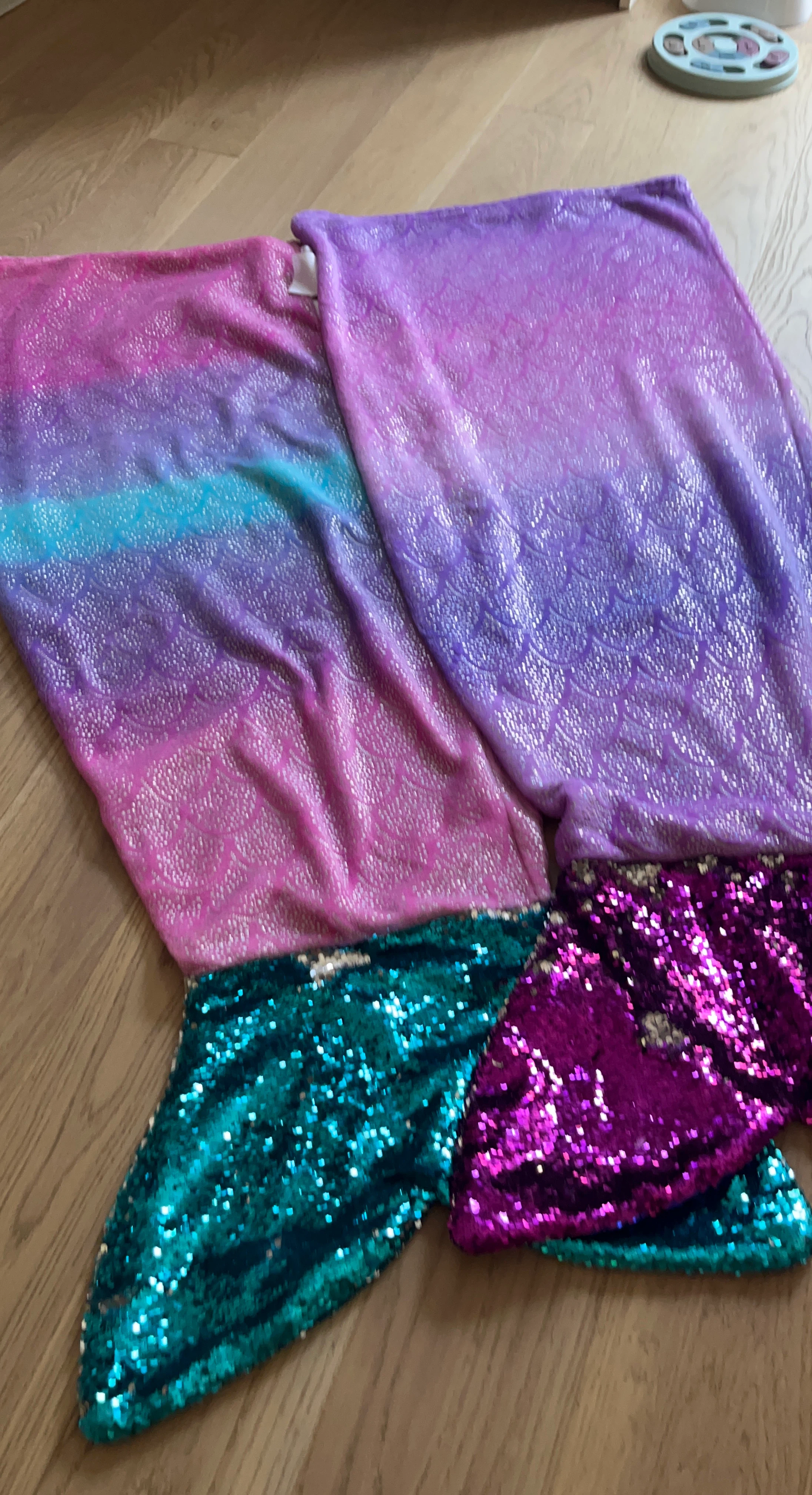 Two Mermaid Tail Blankets