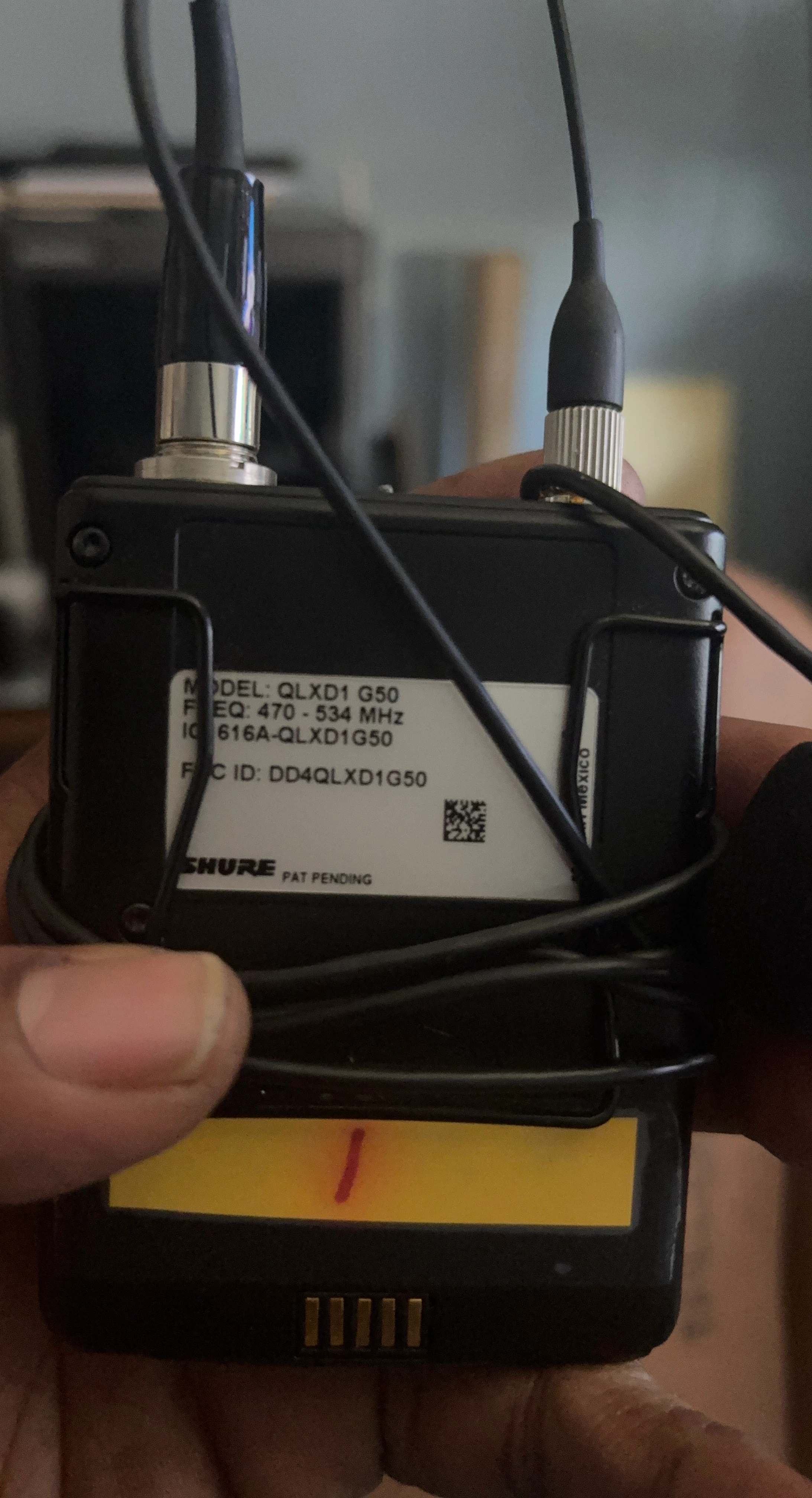 Shure QLXD1 G50 Wireless Bodypack Transmitter