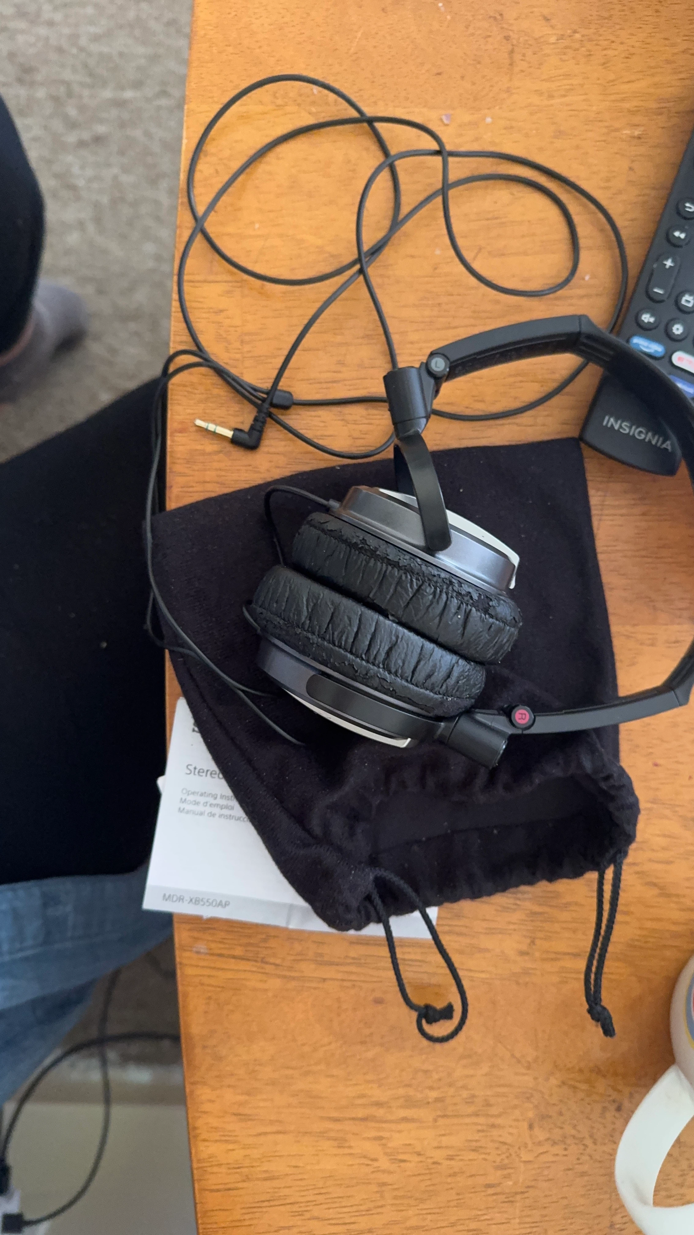 Sony Stereo Headphones MDR-XB550AP