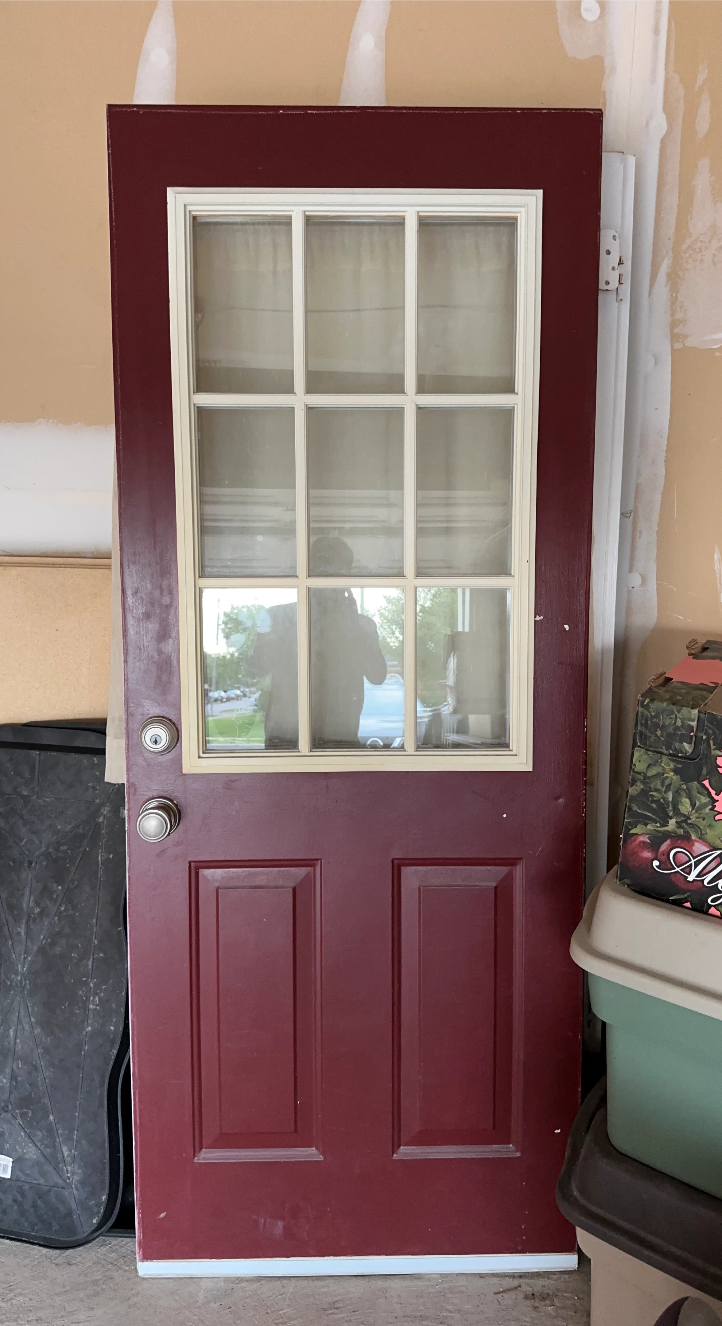 Exterior Door with Glass Window