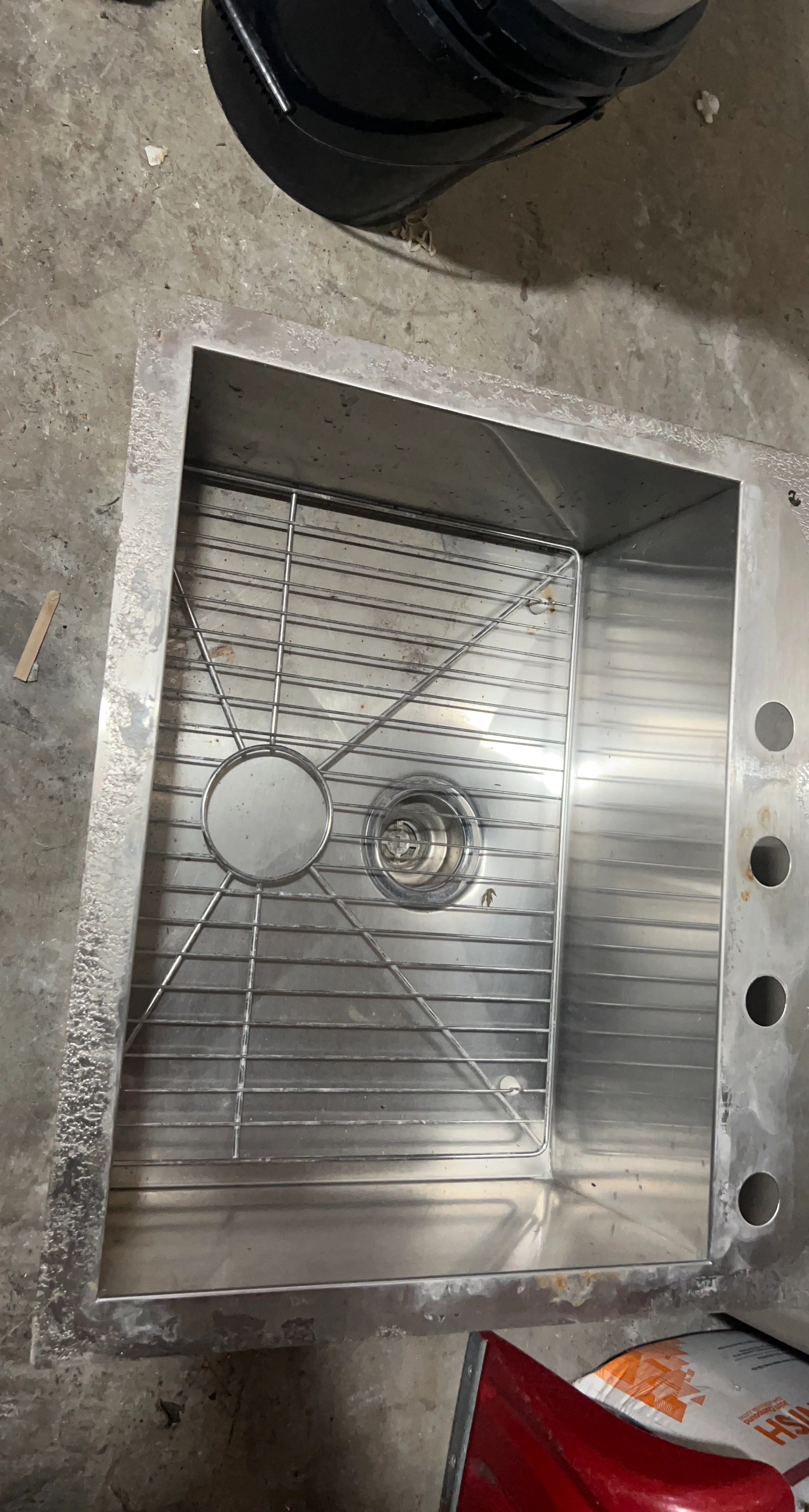 Stainless Steel Kitchen Sink with Rack