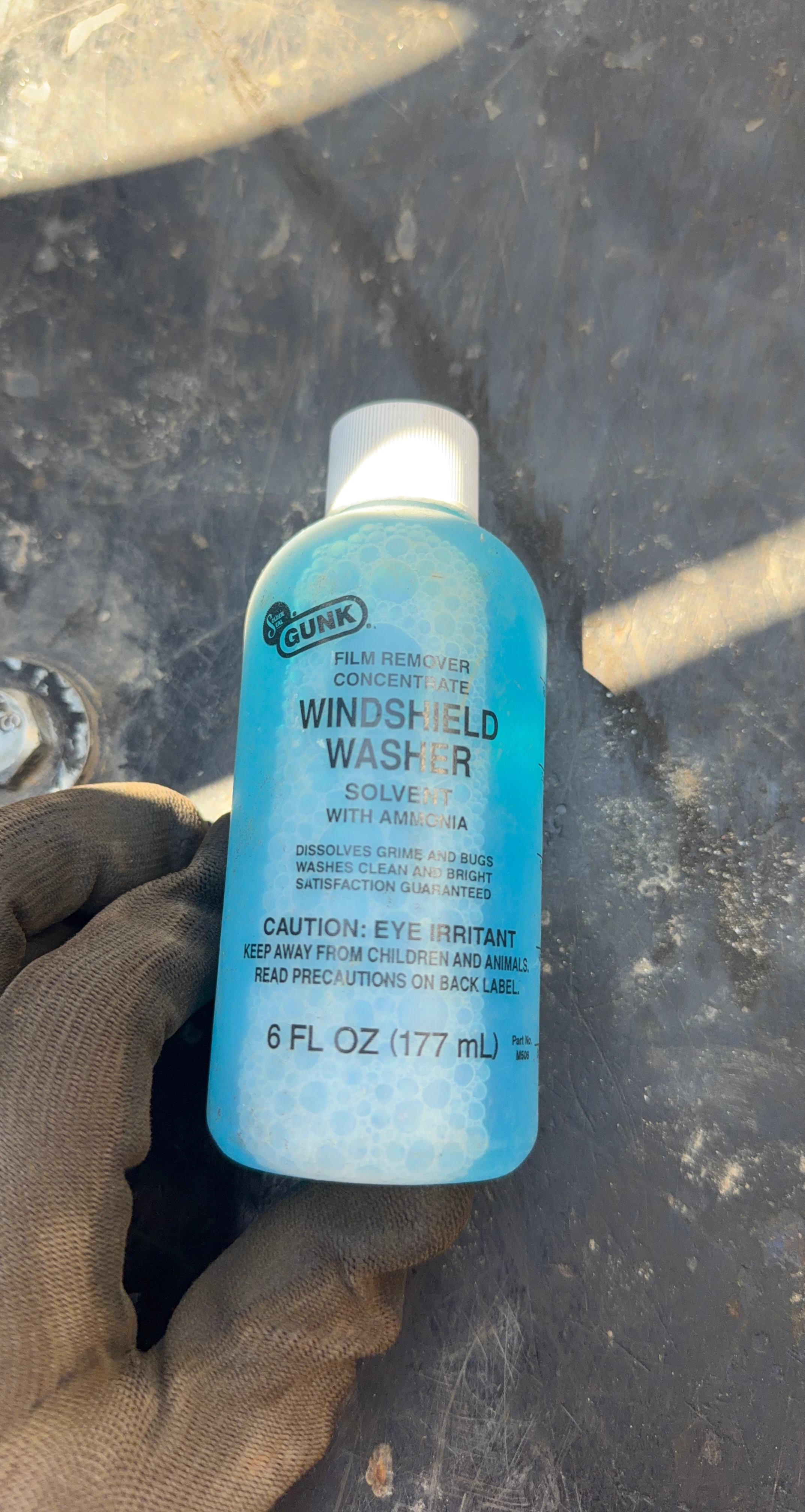 GUNK Windshield Washer Solvent Concentrate