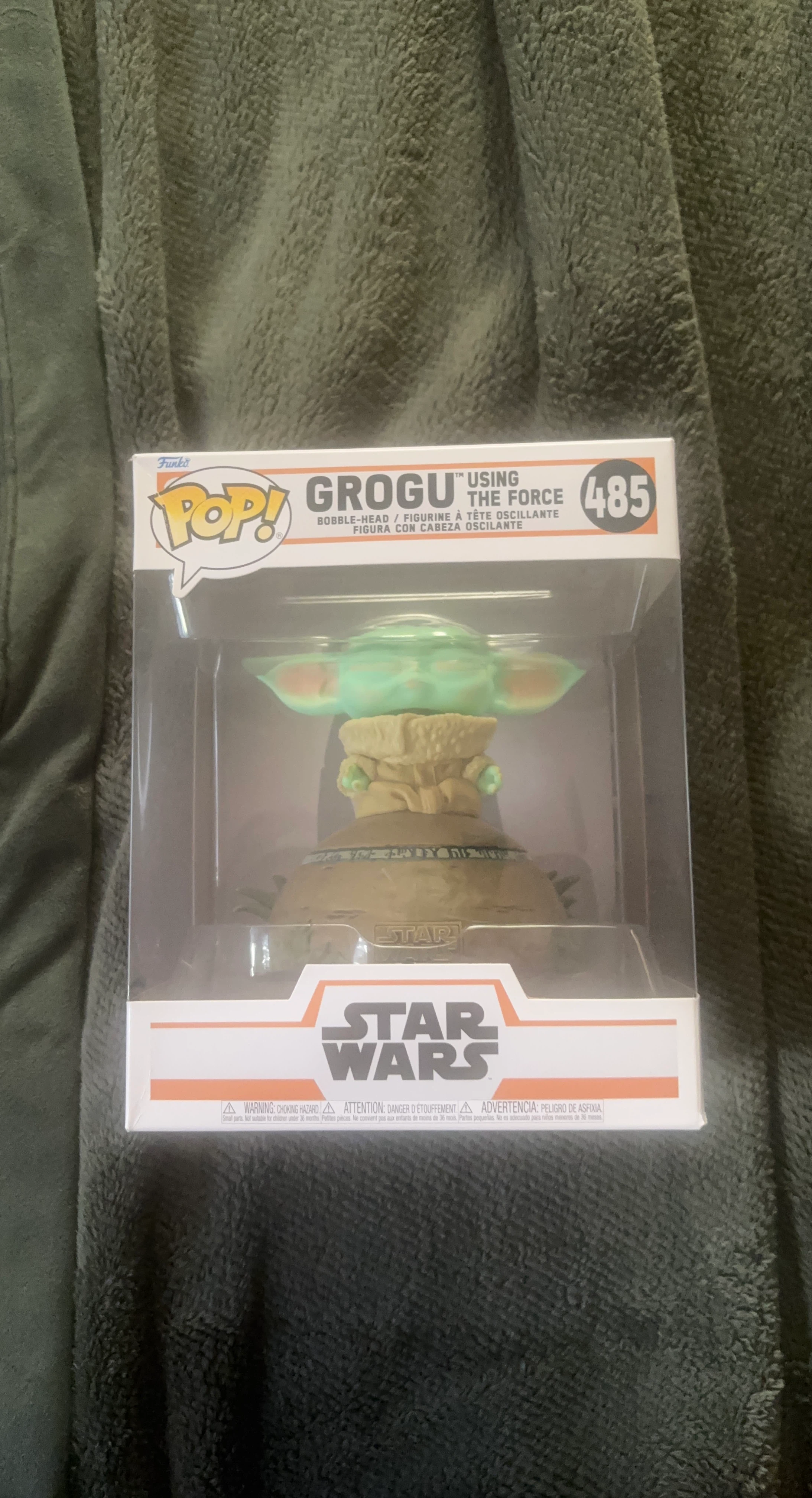 Funko Pop! Star Wars Grogu "Using The Force" #485 Bobble-Head