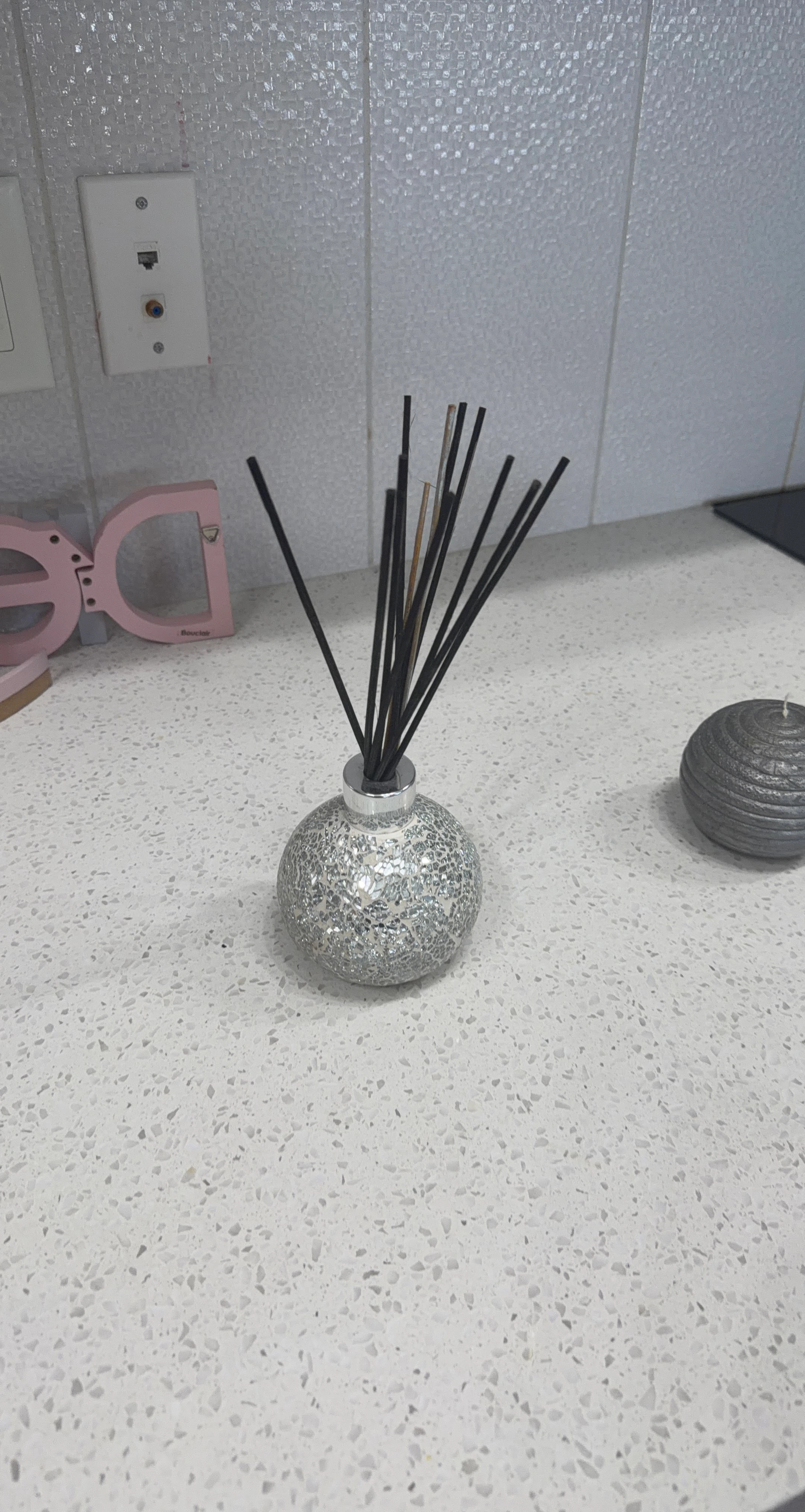 Sparkly Diffuser Bottle with Reeds