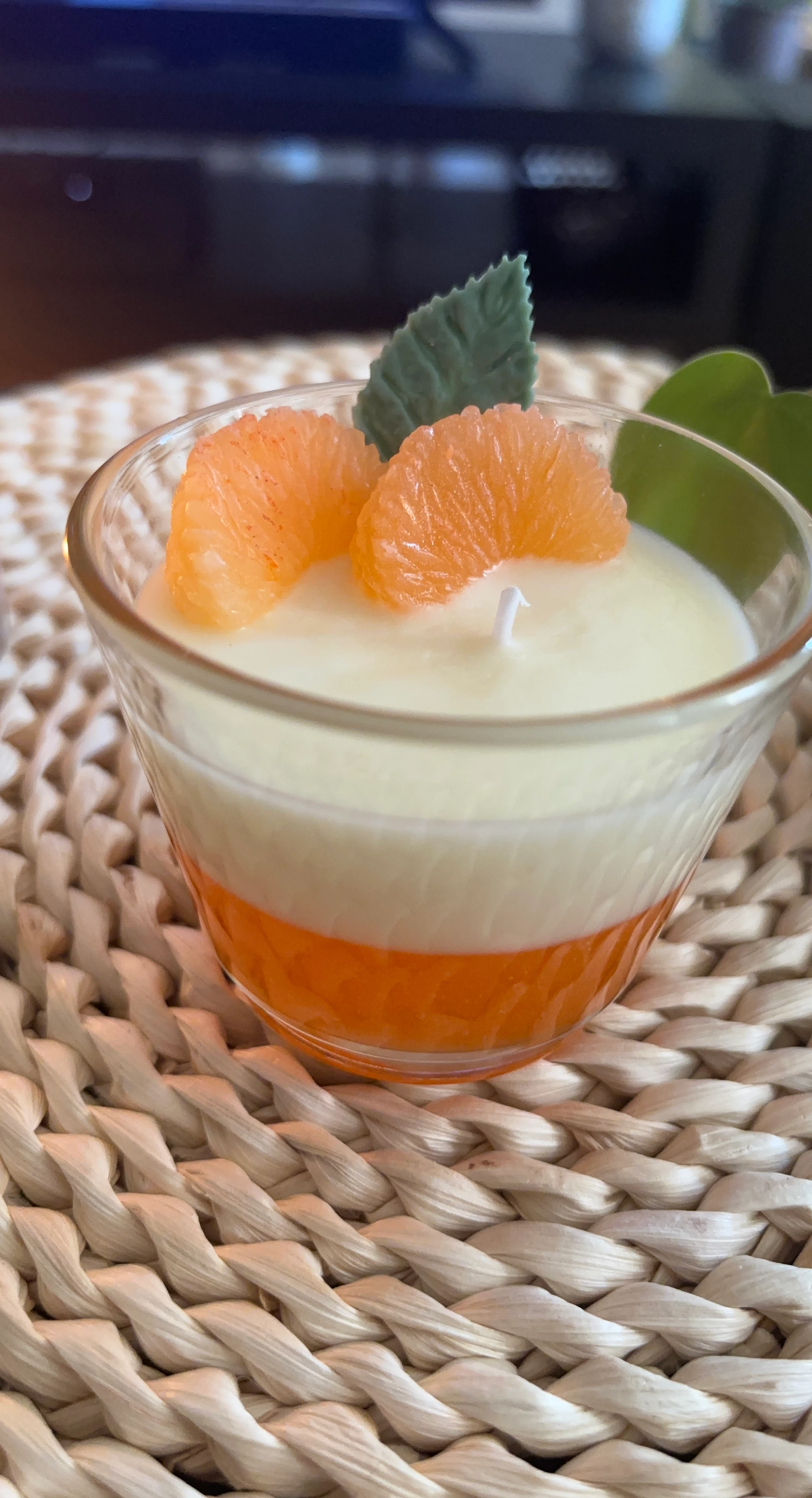 Layered Orange Scented Candle