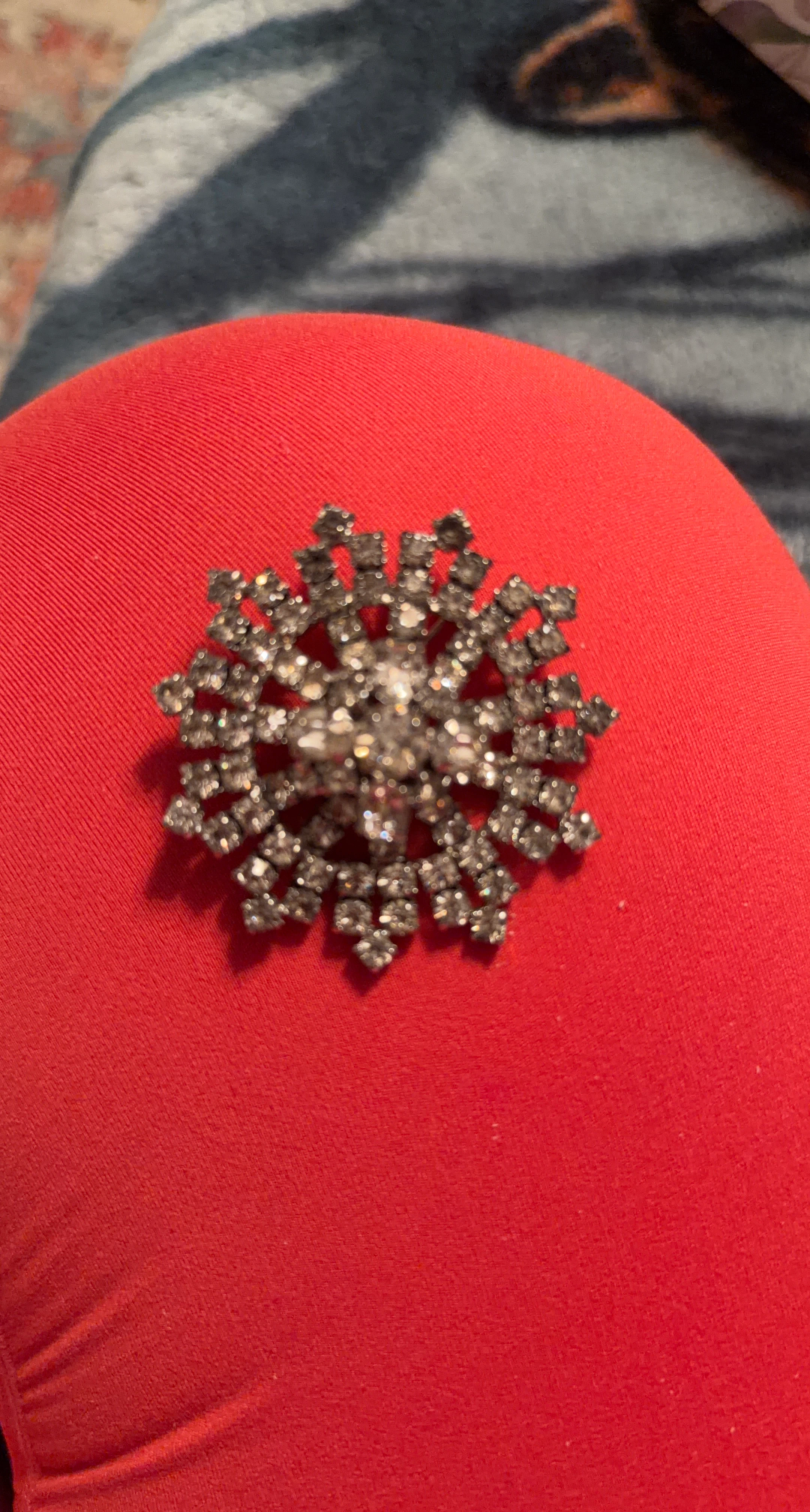 Sparkling Snowflake Brooch