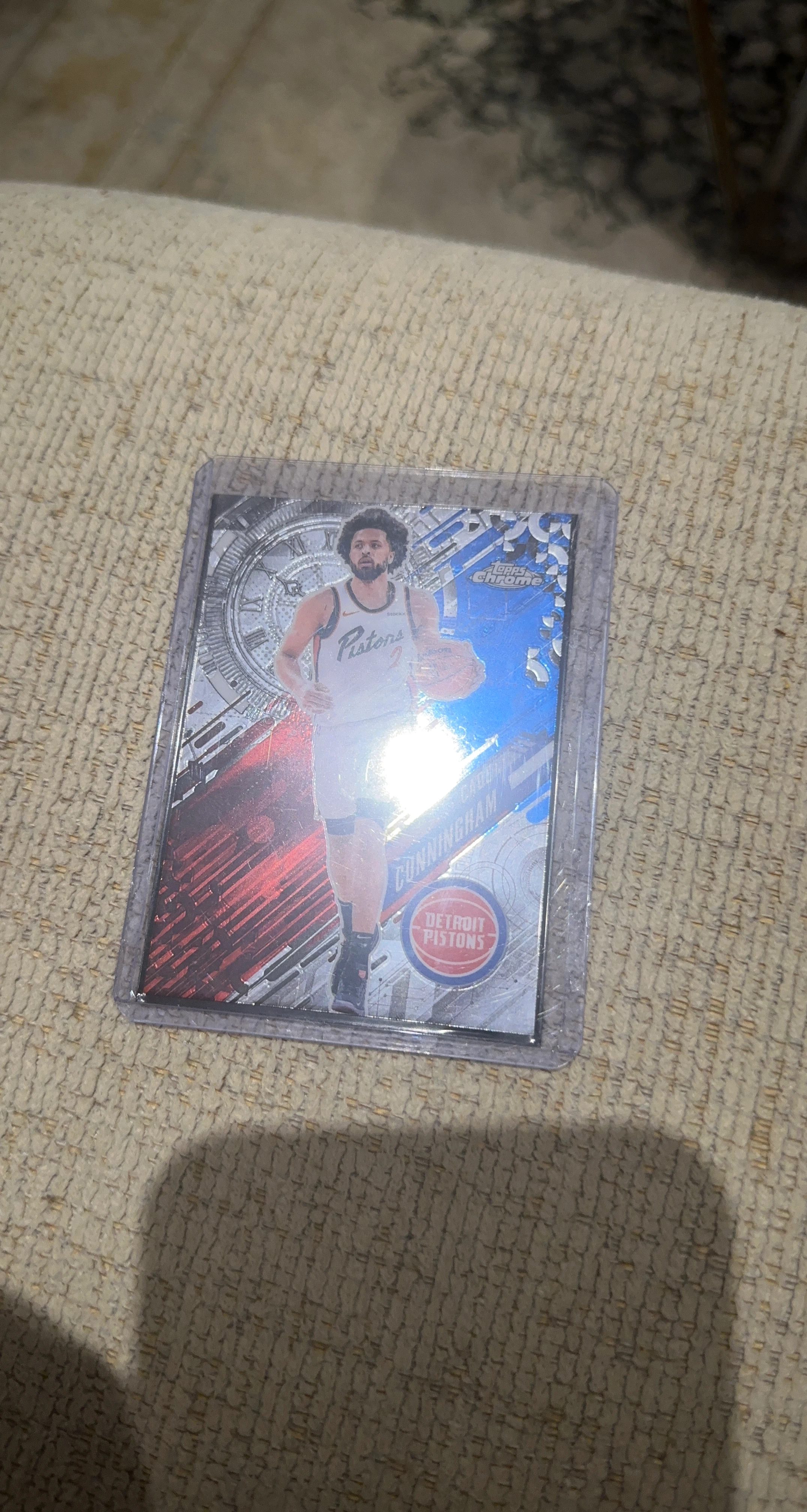 Cade Cunningham Detroit Pistons Topps Chrome Basketball Card
