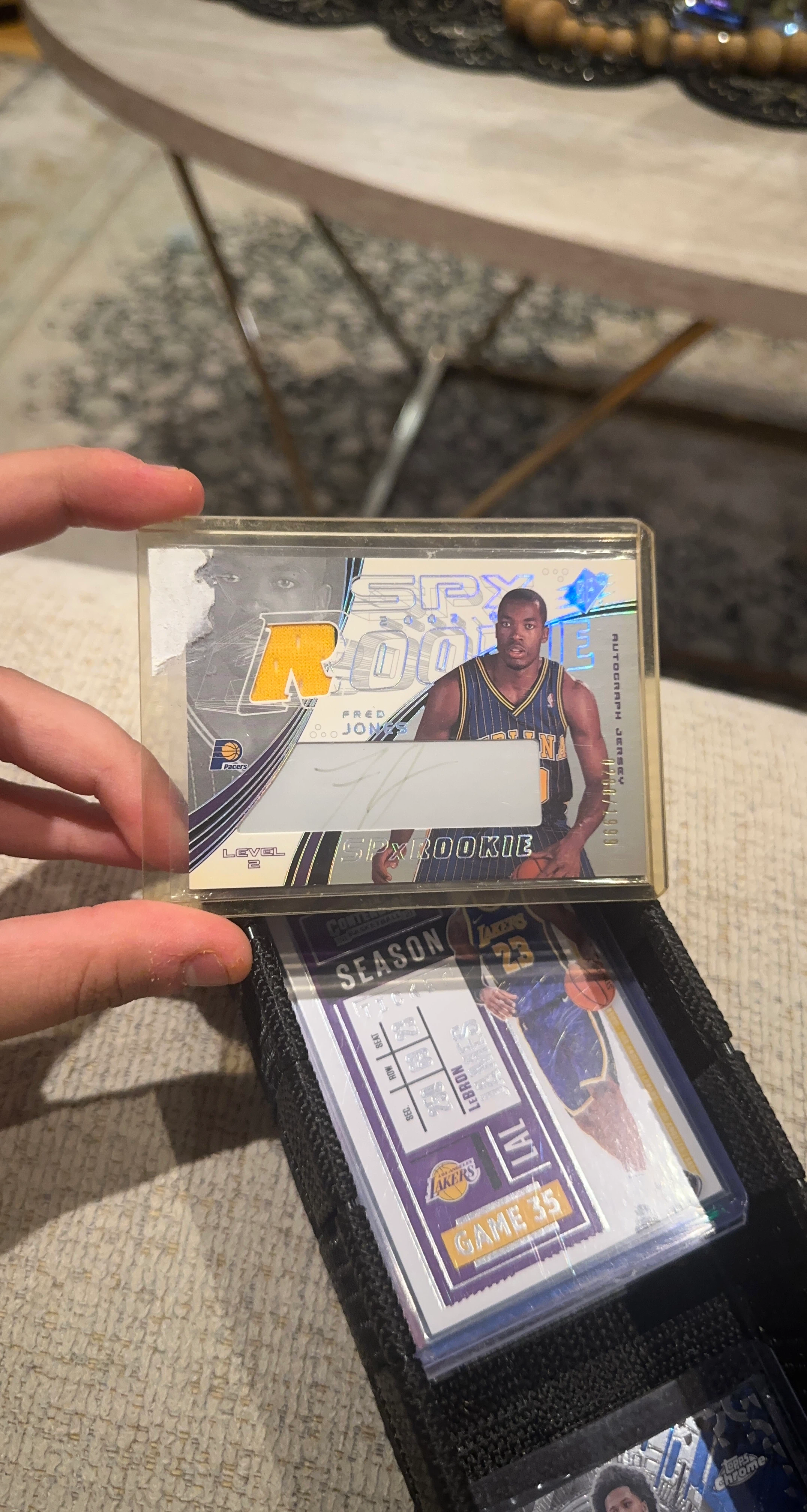 2004 SPX Rookie Autograph Jersey Fred Jones #0280/1999