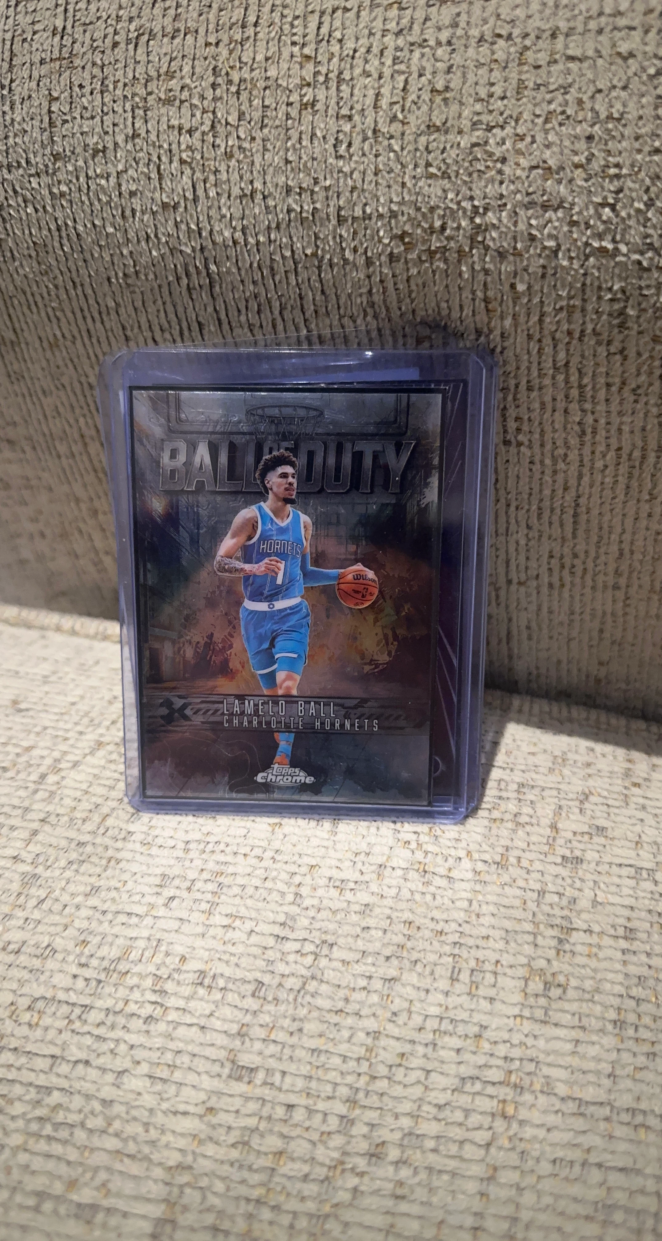 Topps Chrome Lamelo Ball Charlotte Hornets Basketball Card