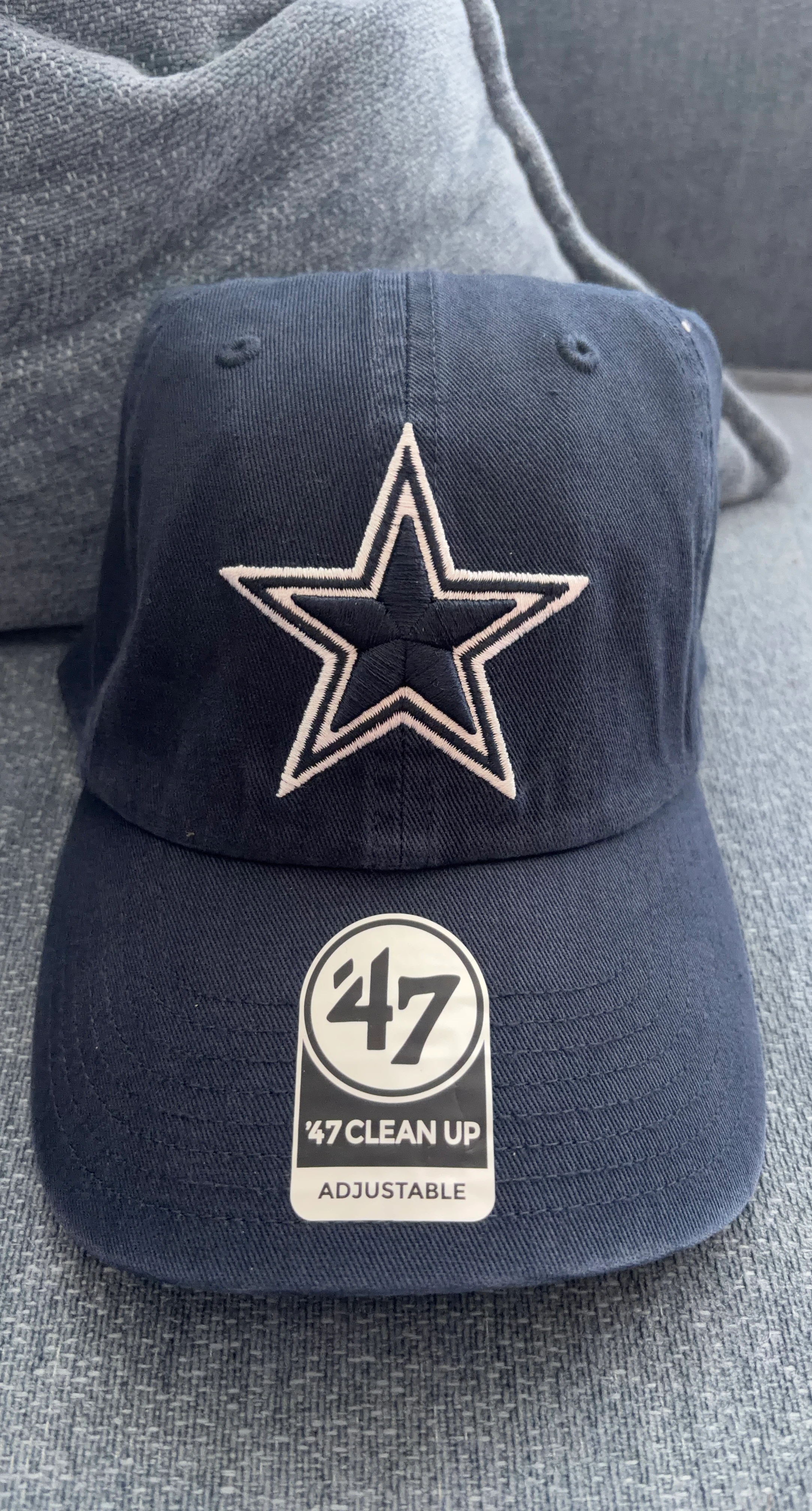47 Brand Dallas Cowboys Clean Up Adjustable Hat