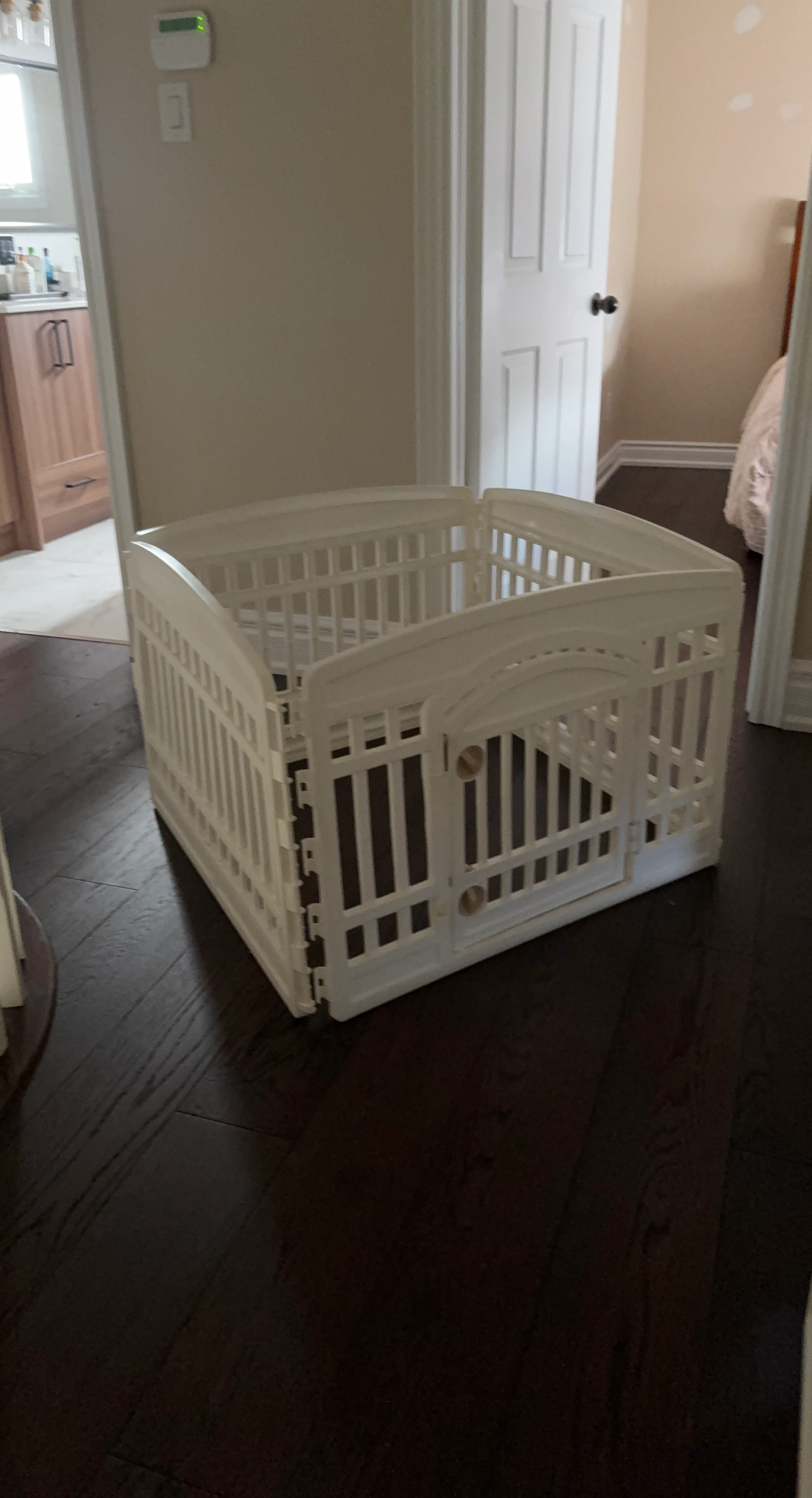 White Plastic Playpen for Toddlers