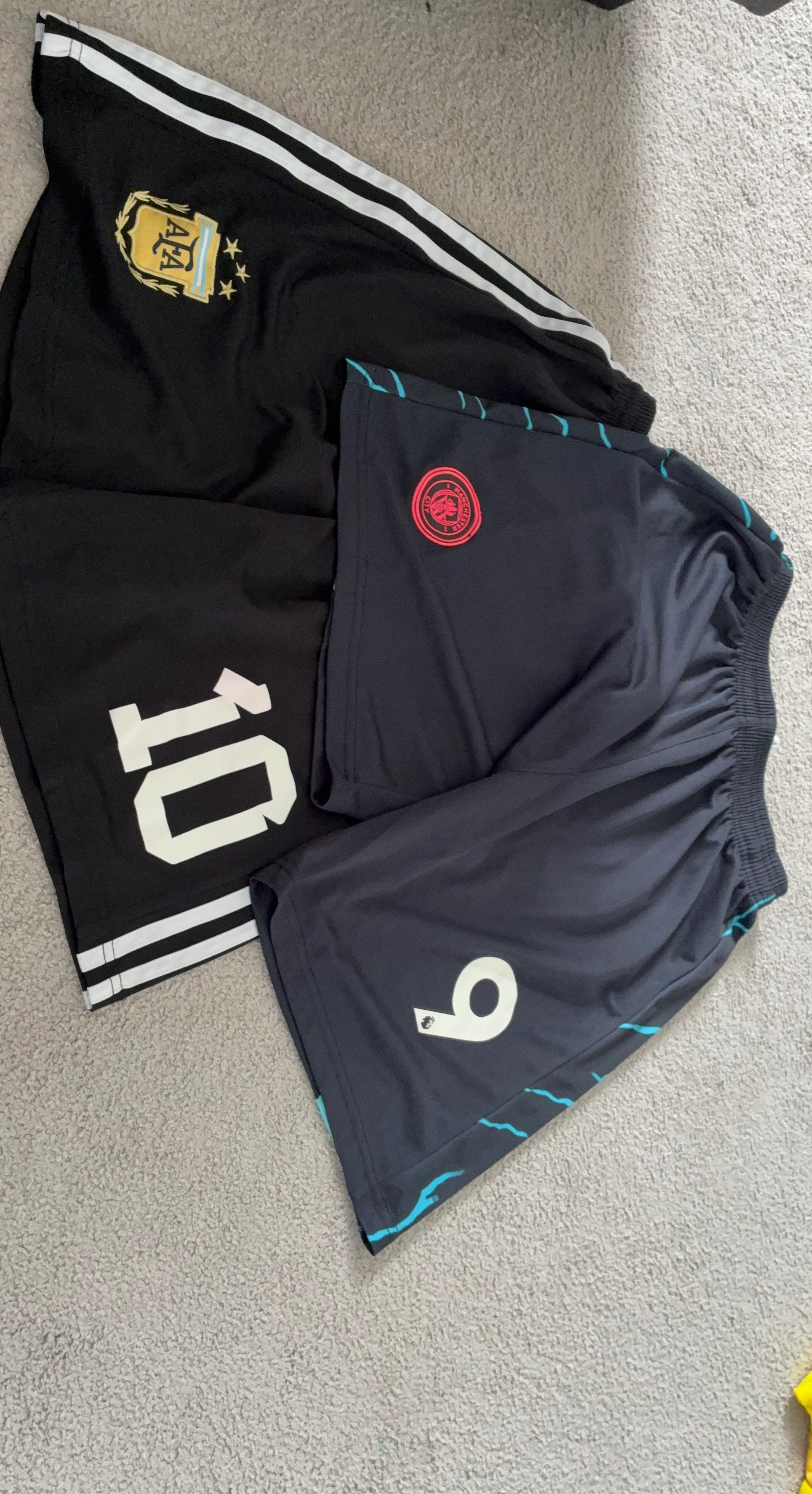 Manchester City and Argentina Football Short