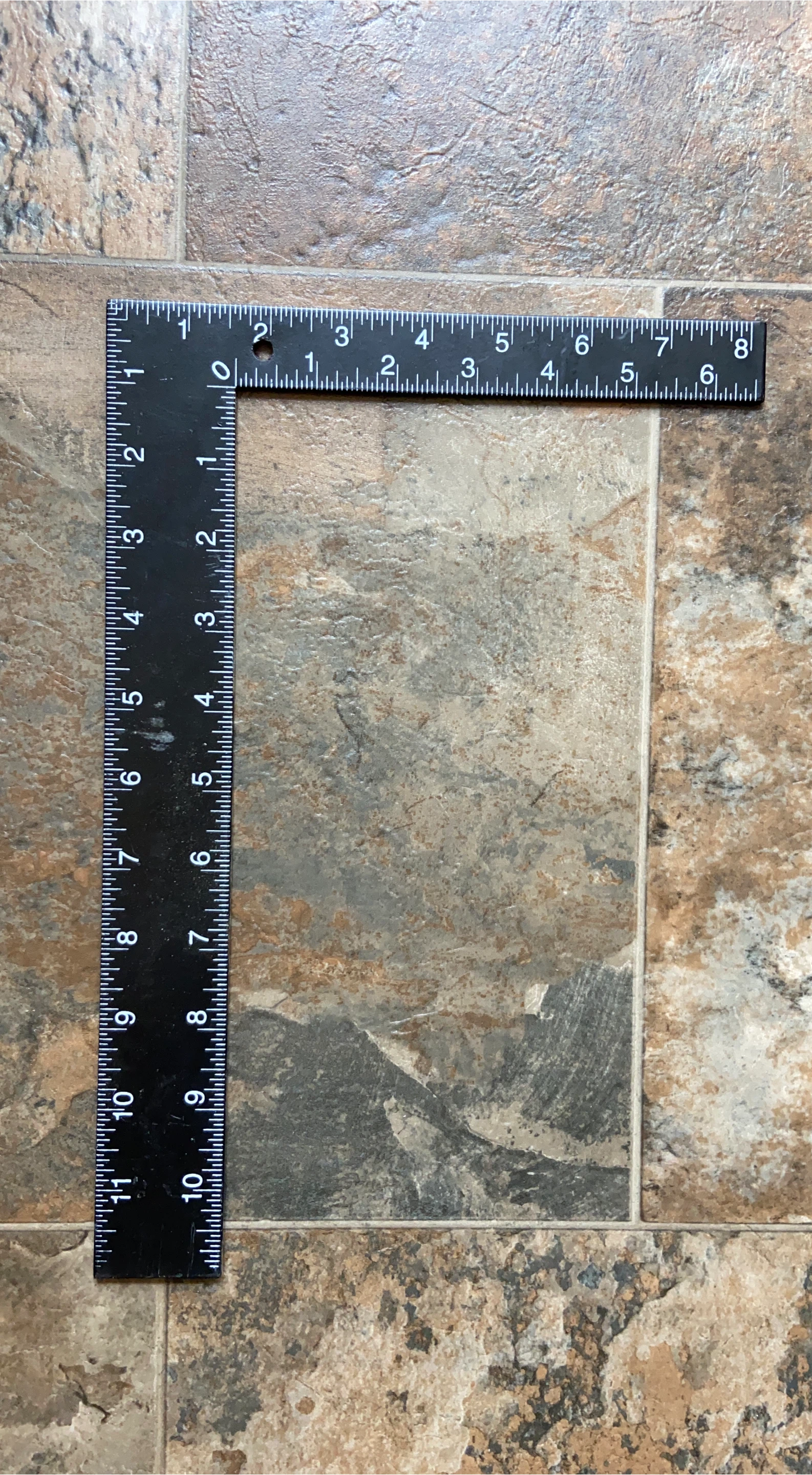 Black Metal Speed Square Ruler