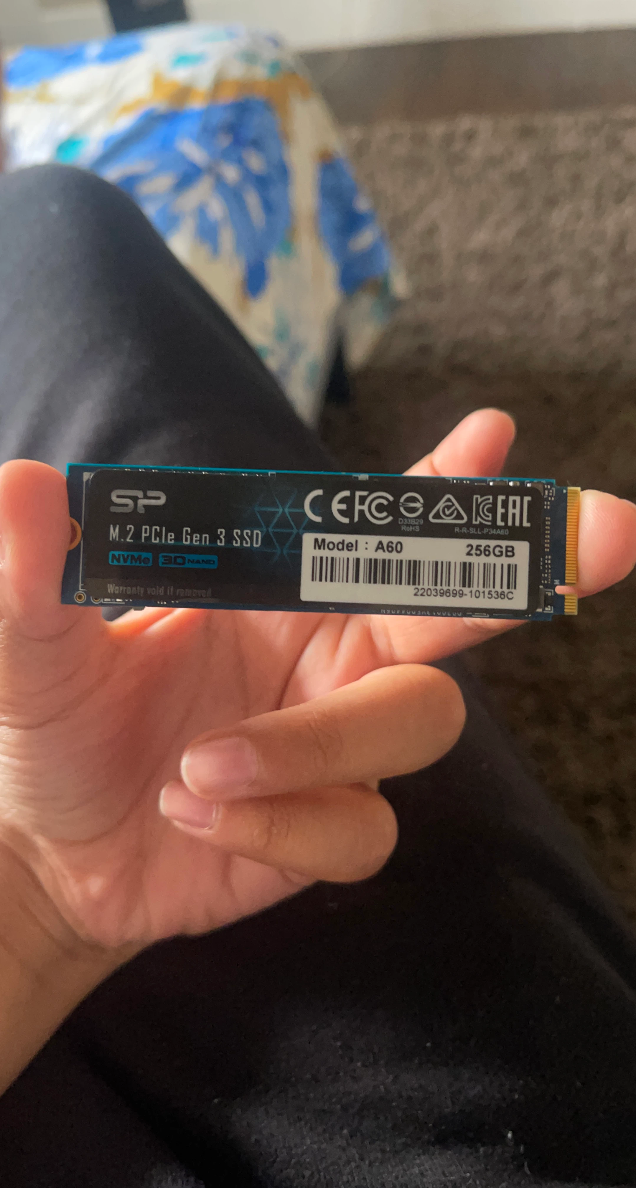 SP M.2 PCIe Gen 3 SSD 256GB A60