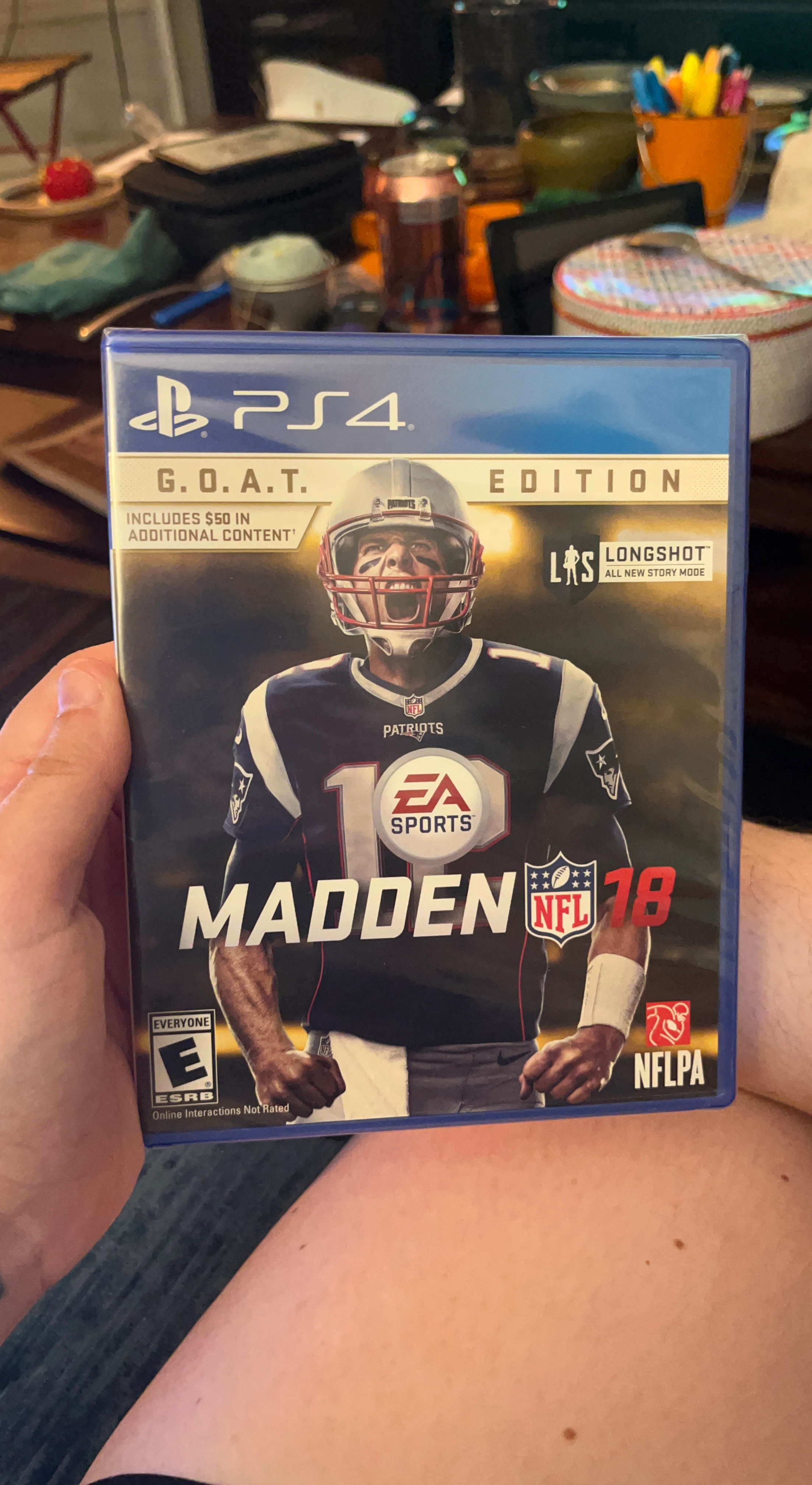 Madden NFL 18 GOAT Tom Brady Edition PS4 Game