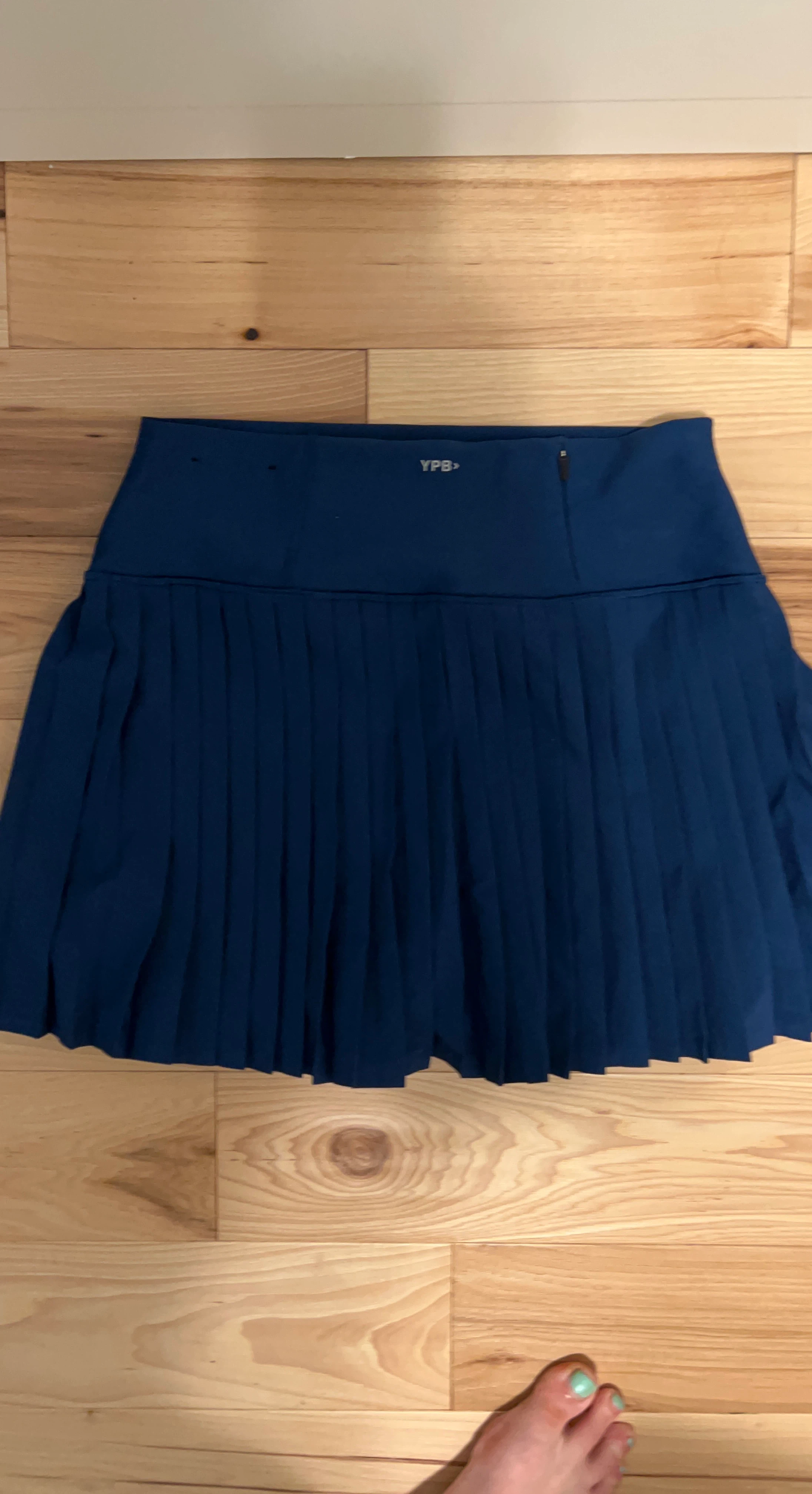 Abercrombie (YPB) Blue Pleated Tennis Skirt