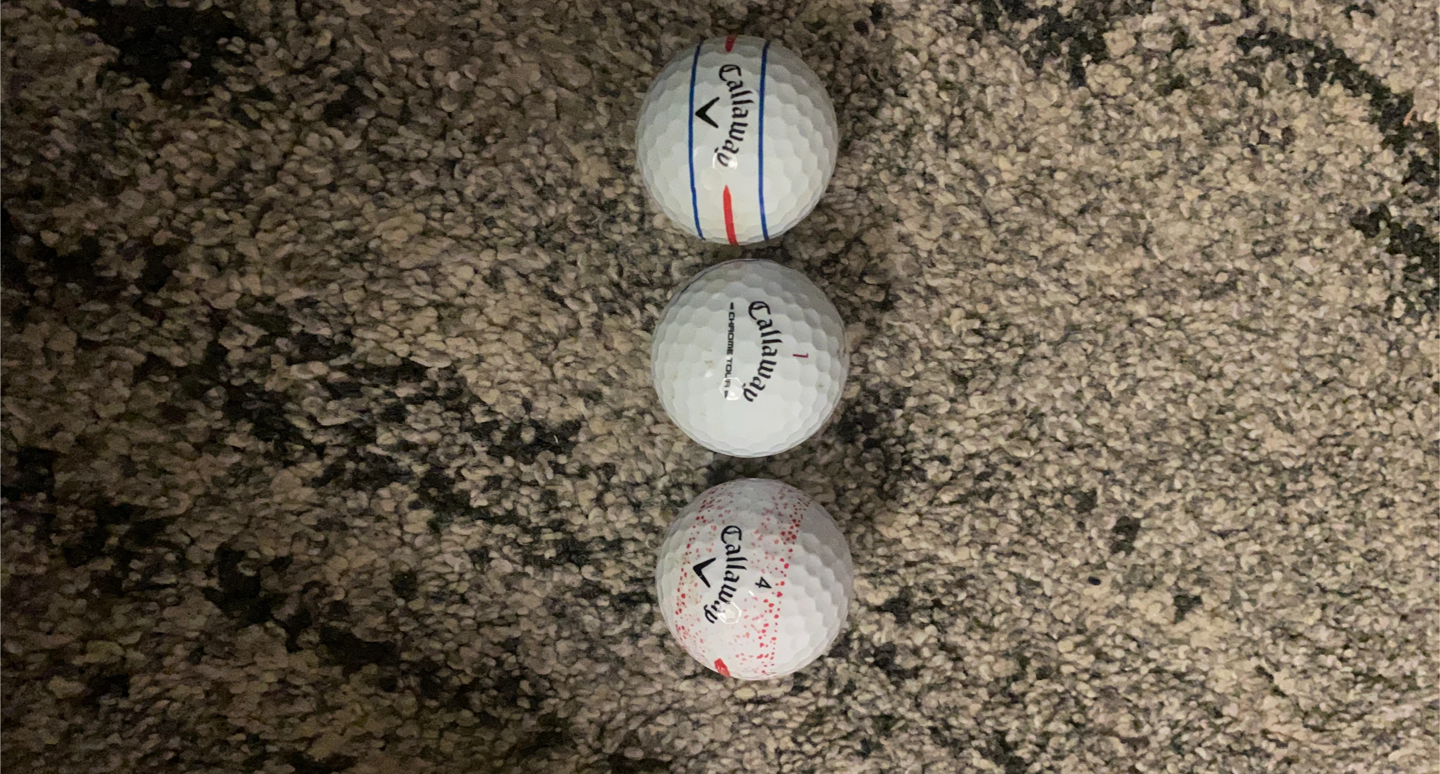 Callaway Chrome Tour Golf Balls - Set of 3