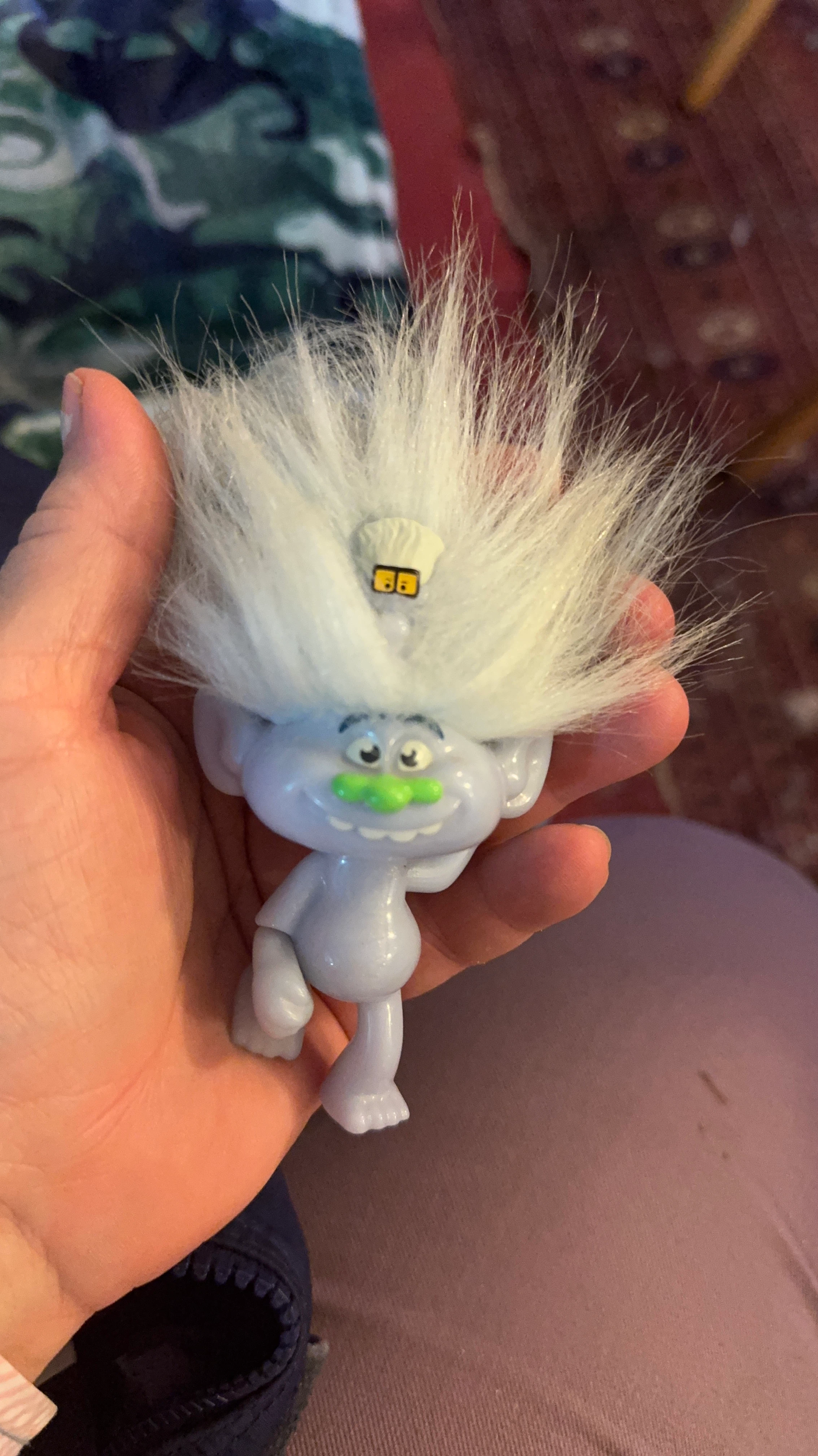 Trolls Character Toy with Fuzzy Hair