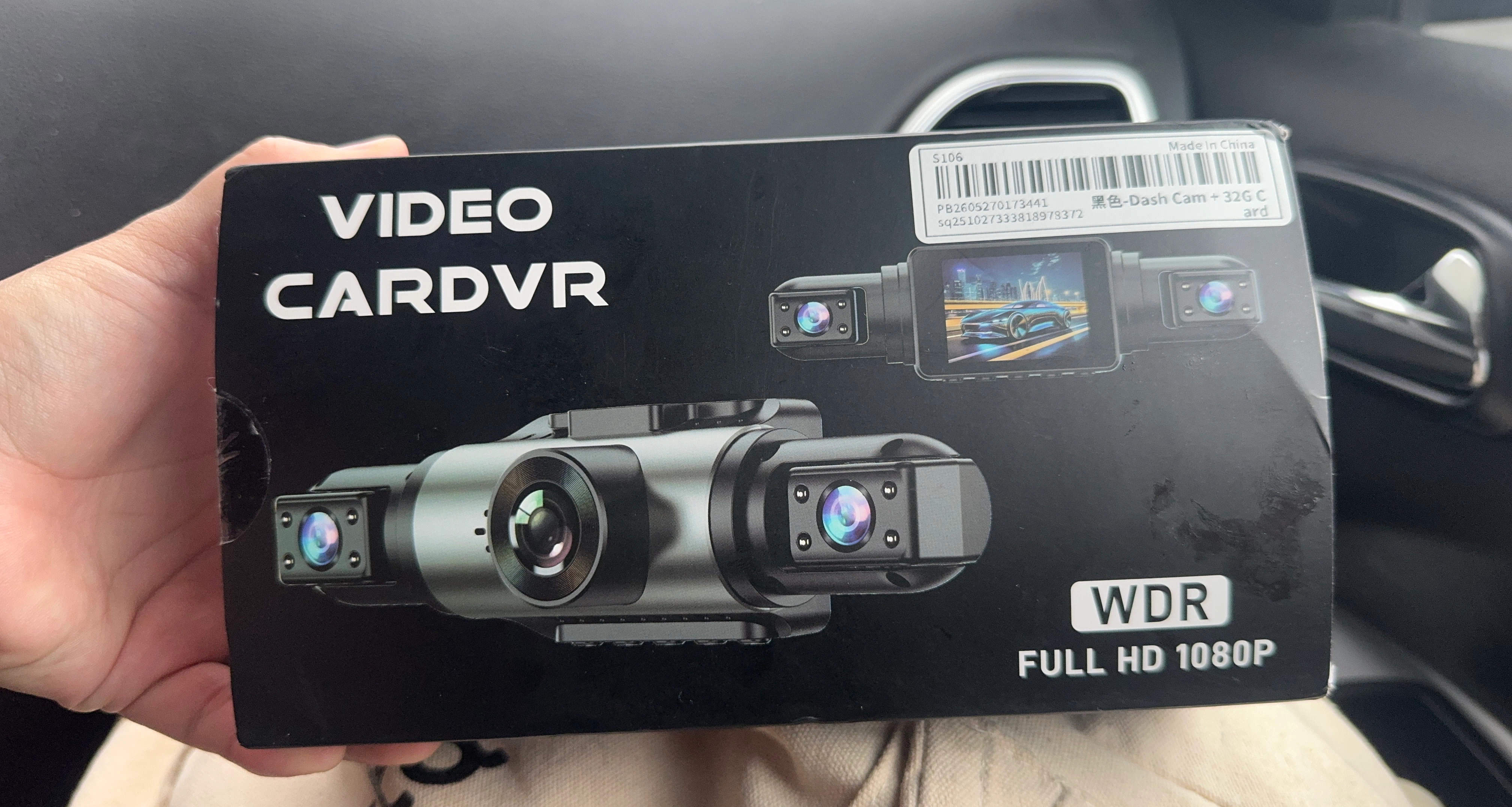 VIDEO CARDVR Full HD 1080P Dash Cam
