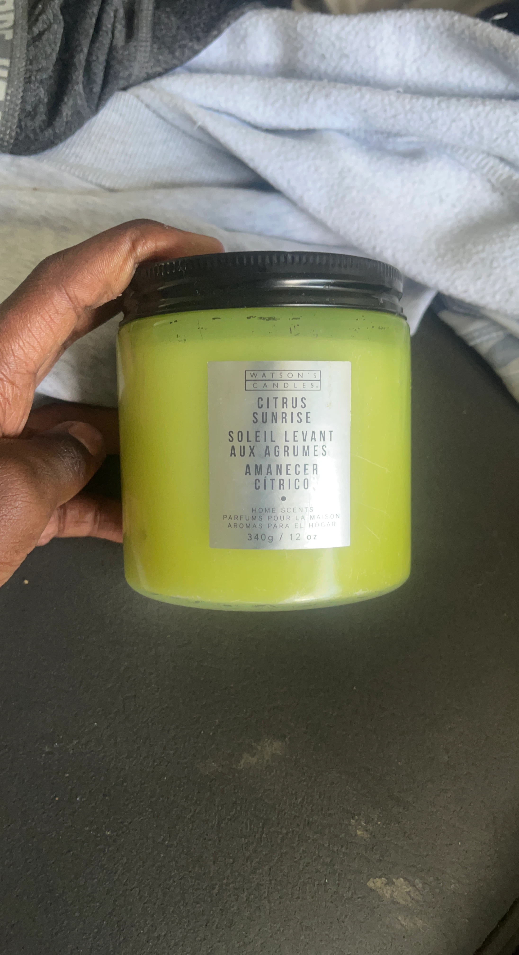 Watson's Candles Citrus Sunrise Scented Candle 340g