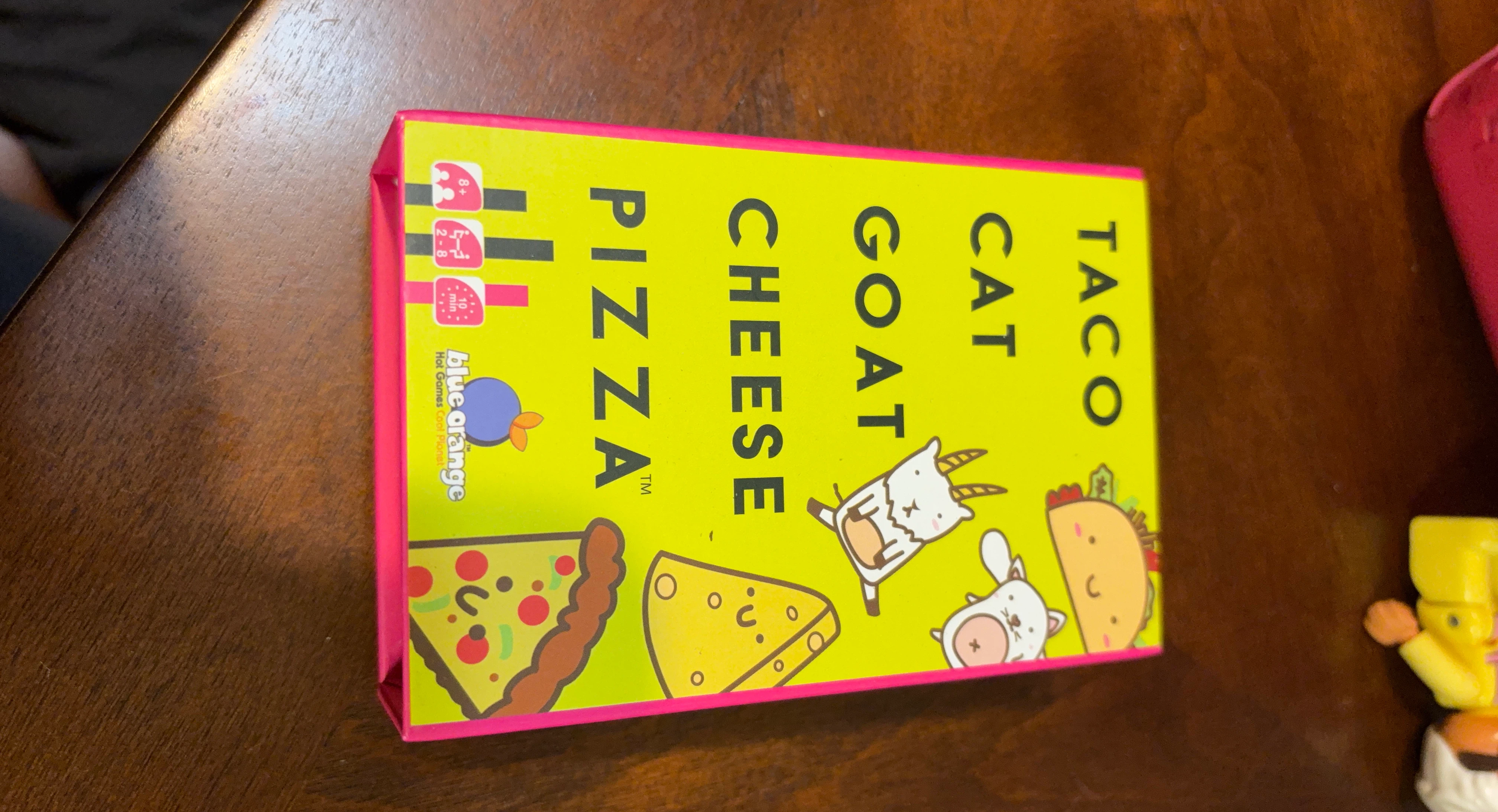 Taco Cat Goat Cheese Pizza Card Game