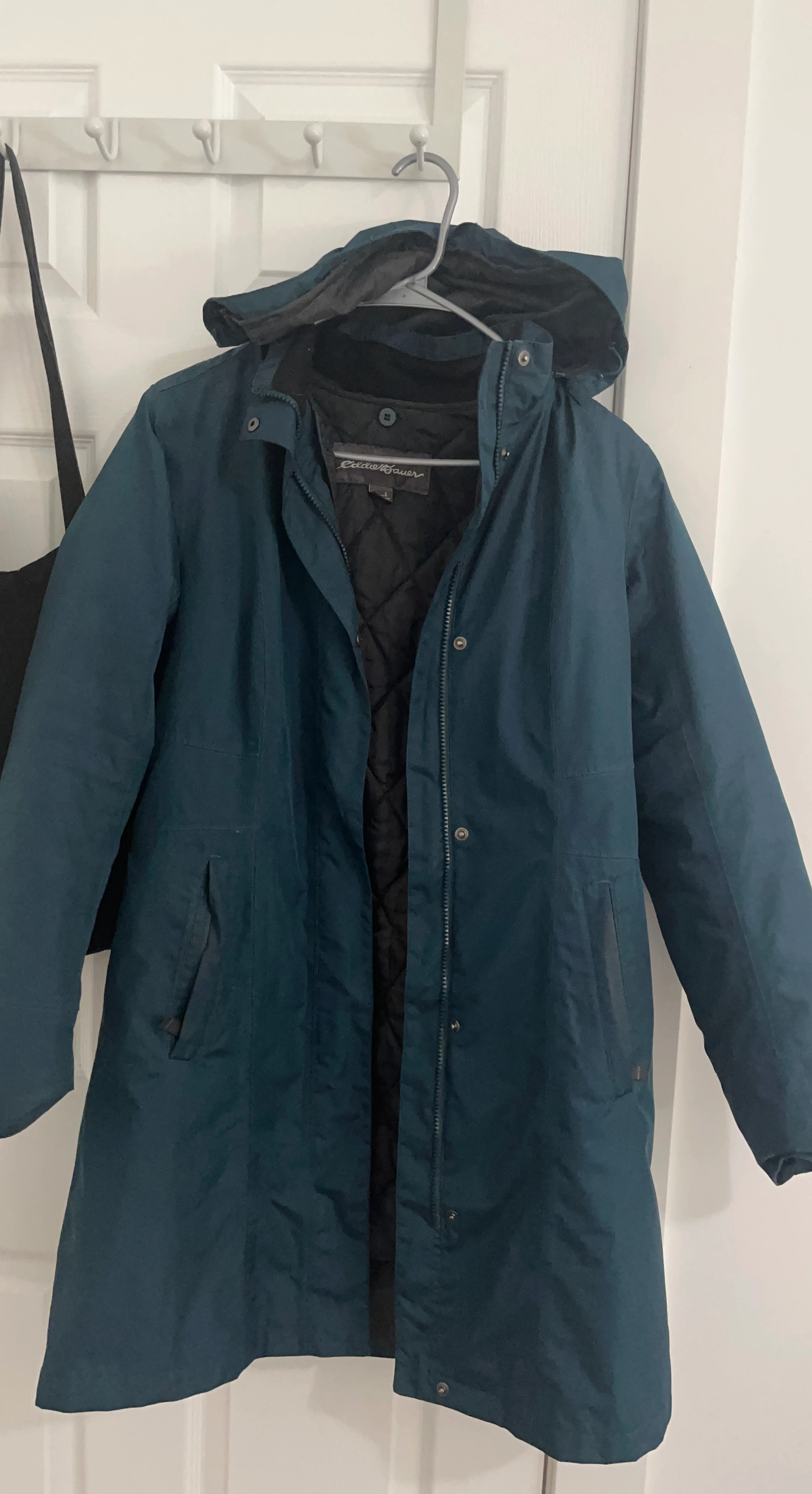 Eddie Bauer Women's Teal Parka Jacket