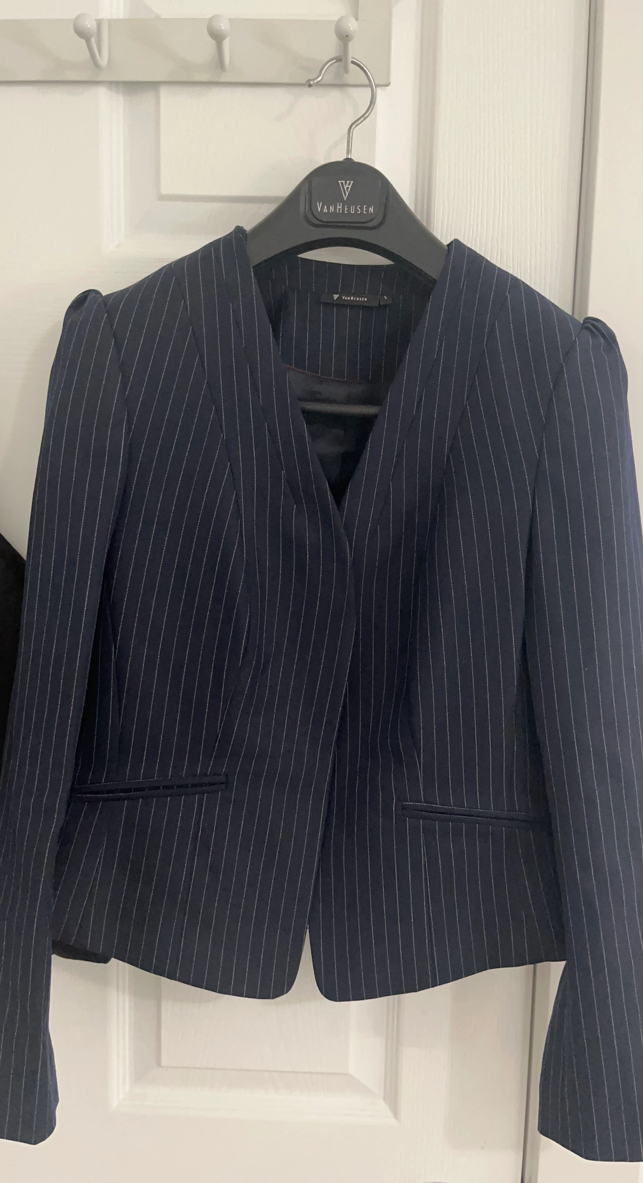 Van Heusen Pinstripe Blazer Jacket Size S