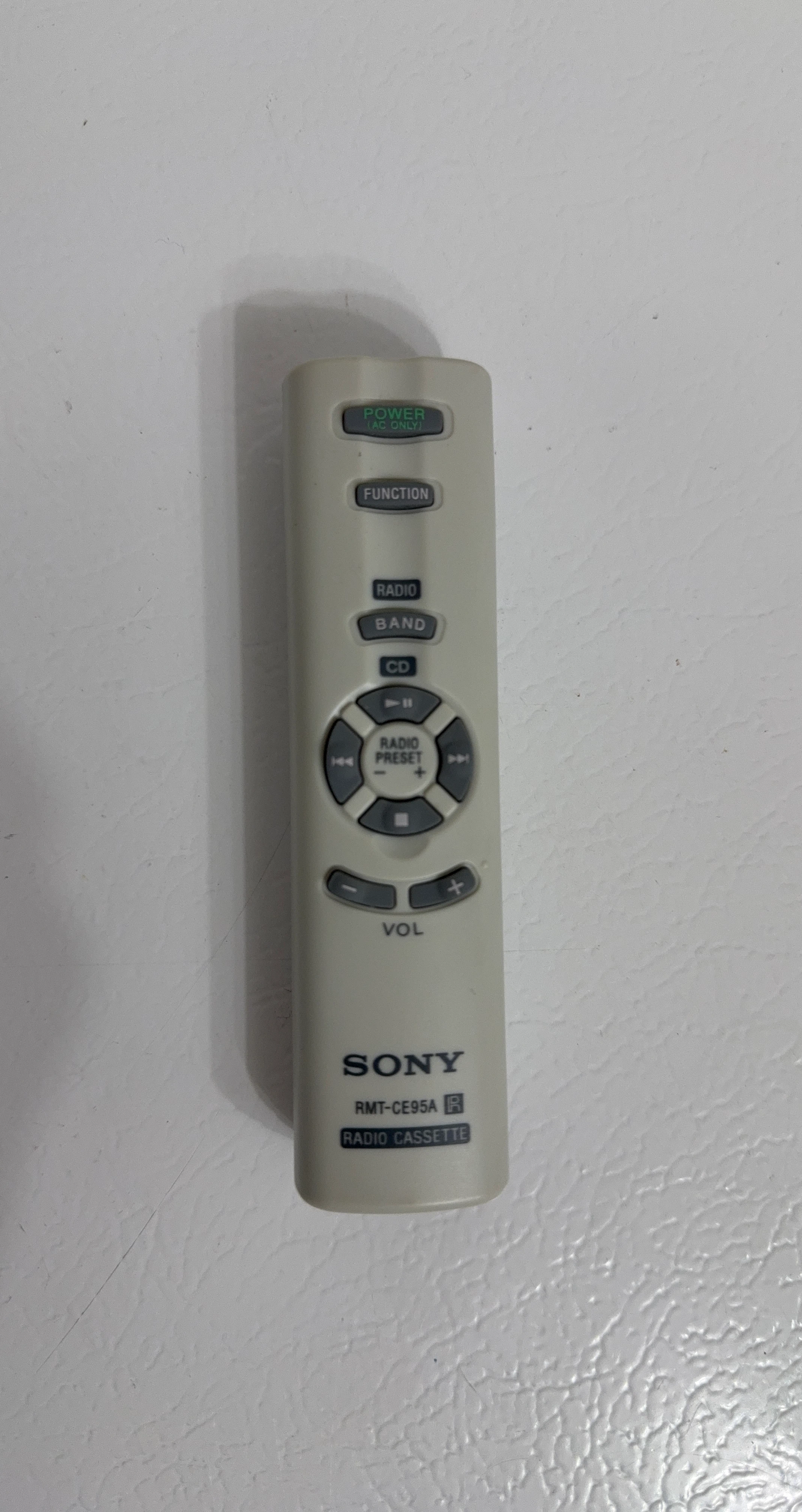 Sony RMT-CE95A Radio Cassette Remote Control